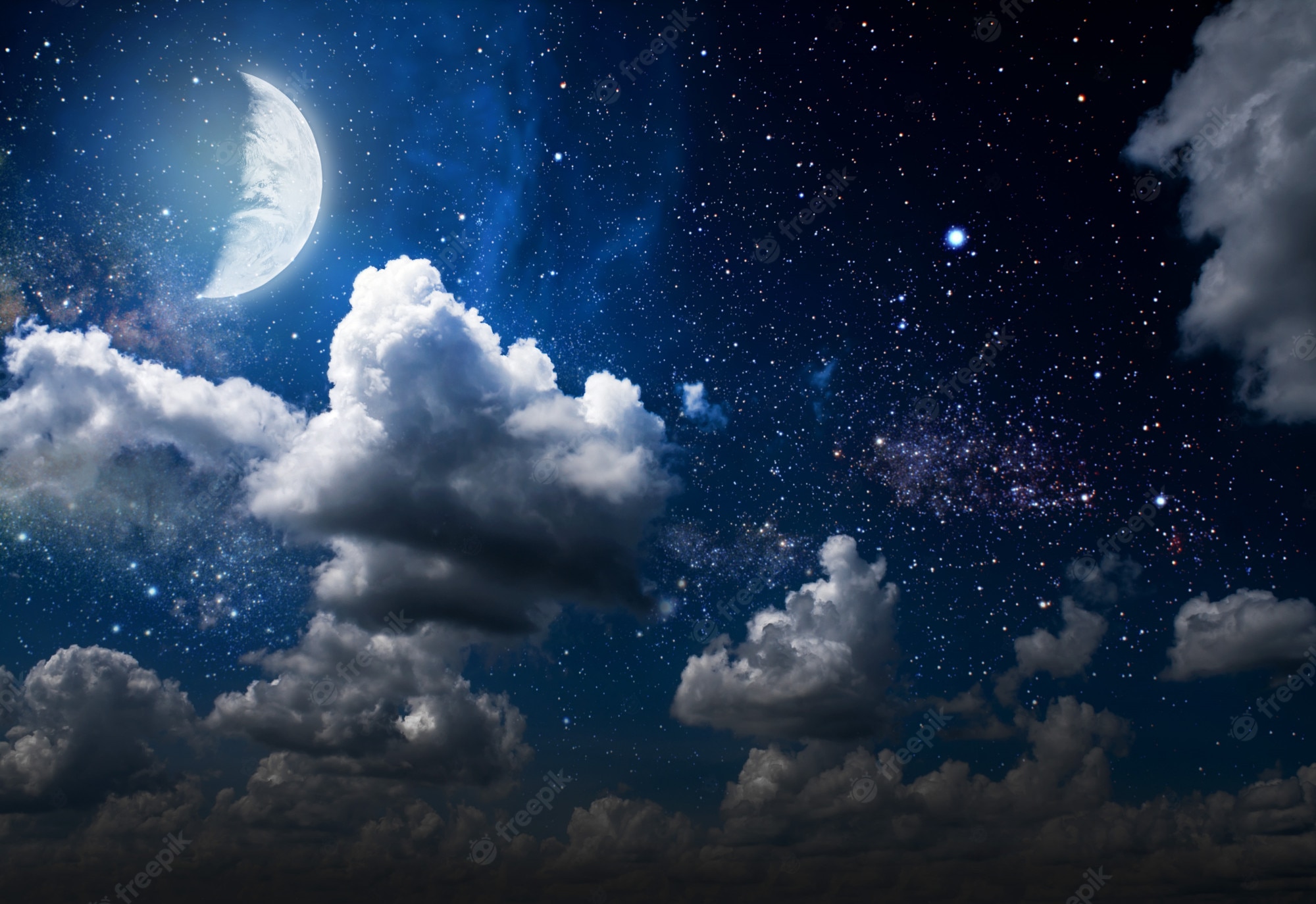 Moon Night Sky Wallpapers