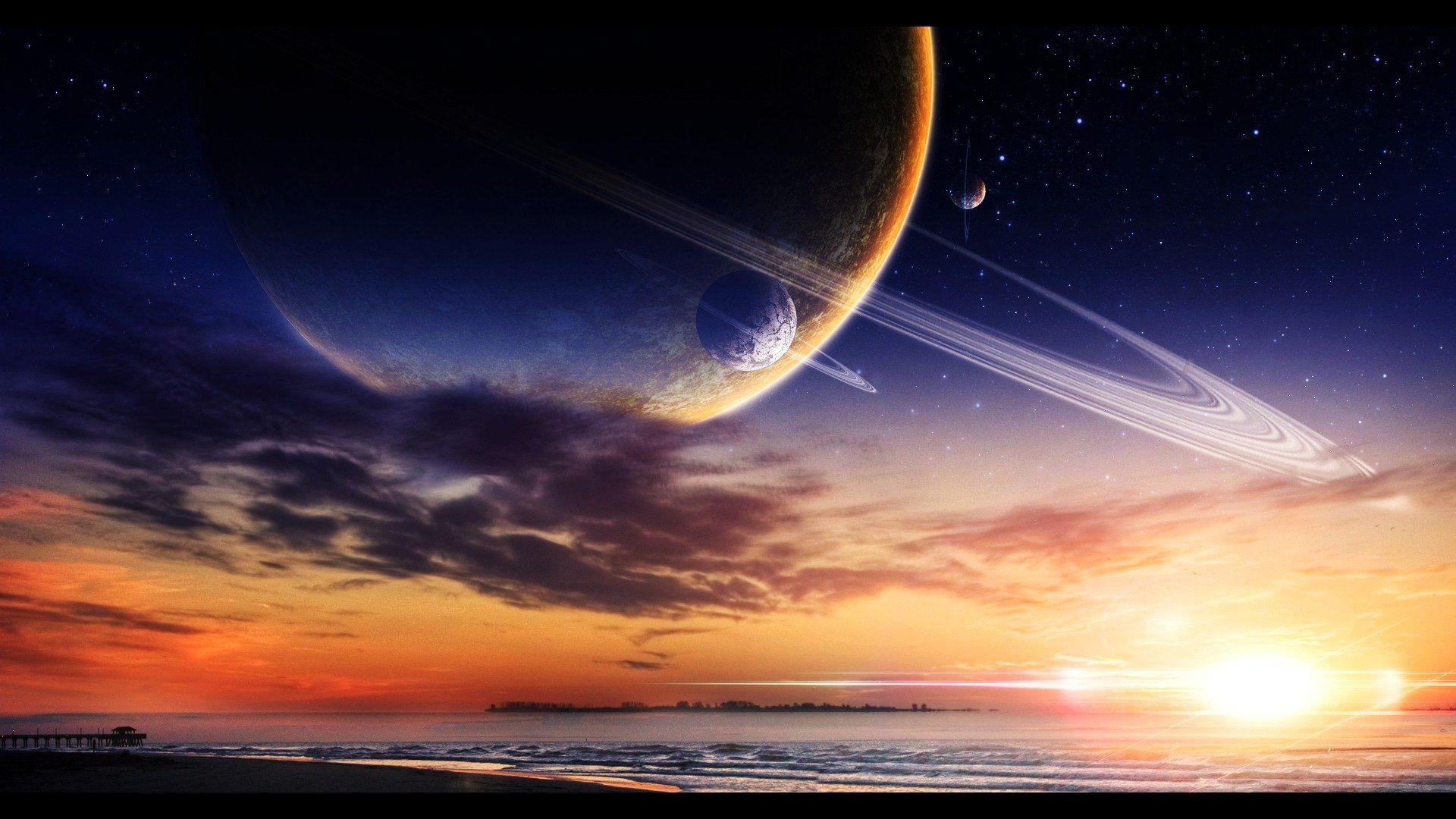 Another Planet Sunset Wallpapers
