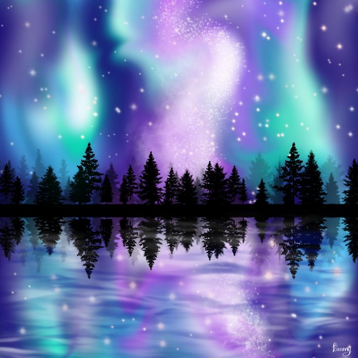 Aurora Borealis Digital Art Wallpapers