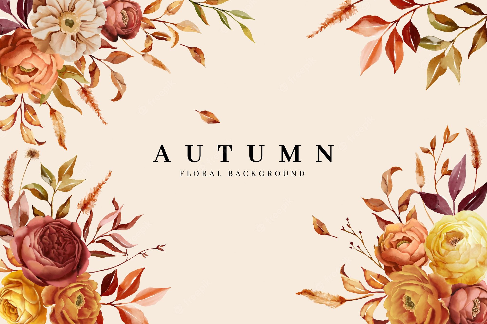 Autumn Floral Wallpapers