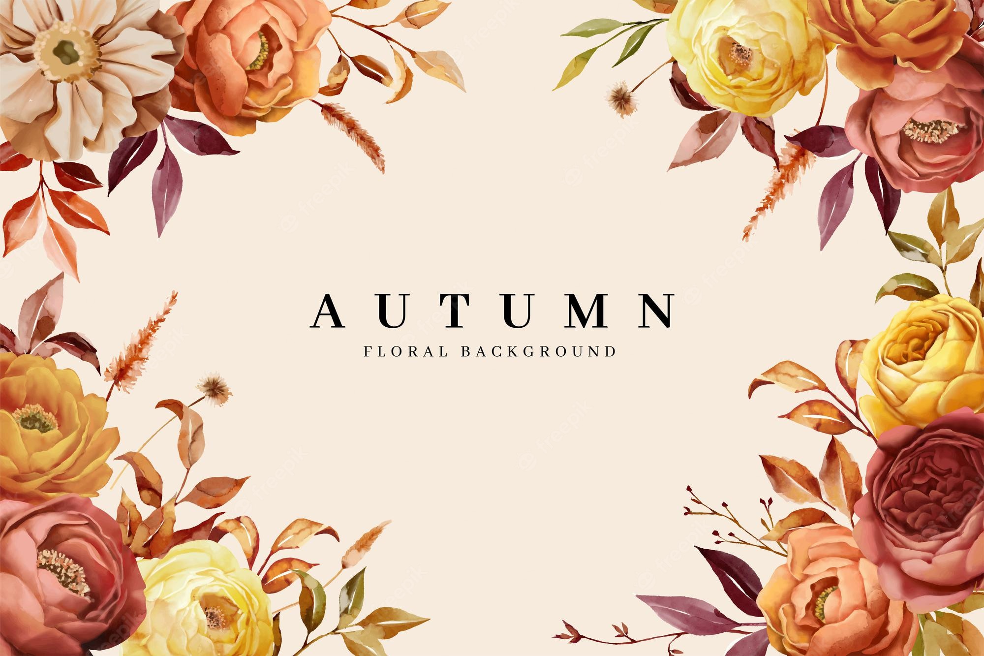 Autumn Floral Wallpapers