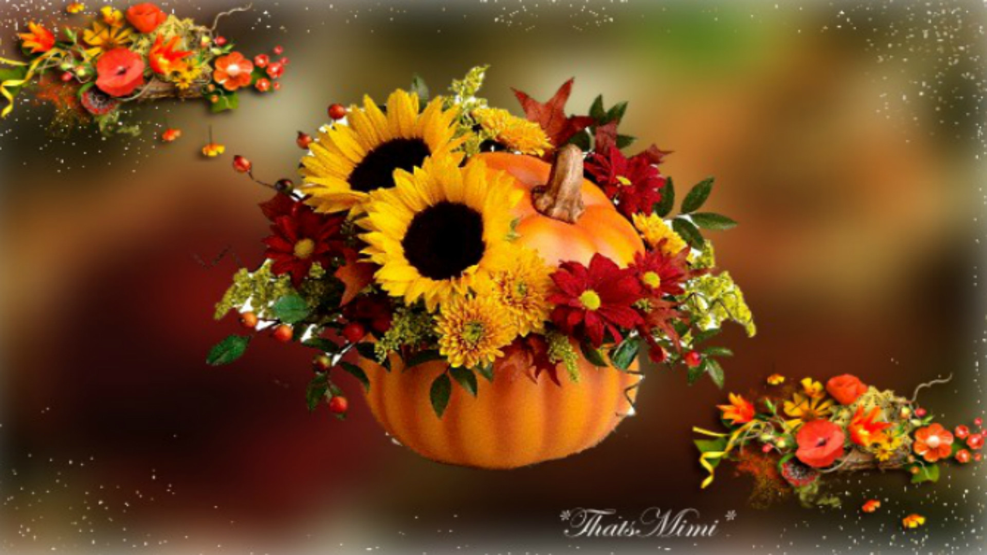 Autumn Flowers Desktop Wallpapers