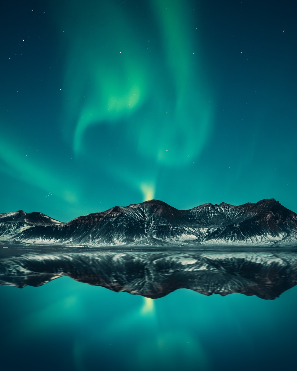 Autumn Magic Night Aurora 4K Wallpapers