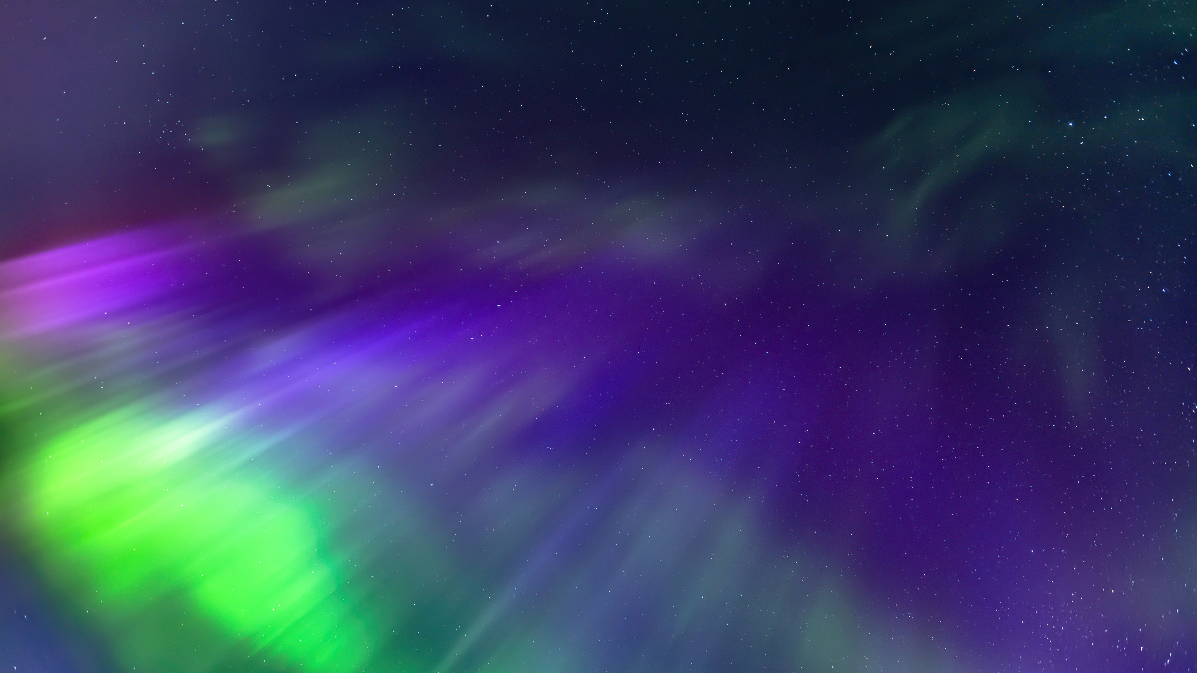 Autumn Magic Night Aurora 4K Wallpapers