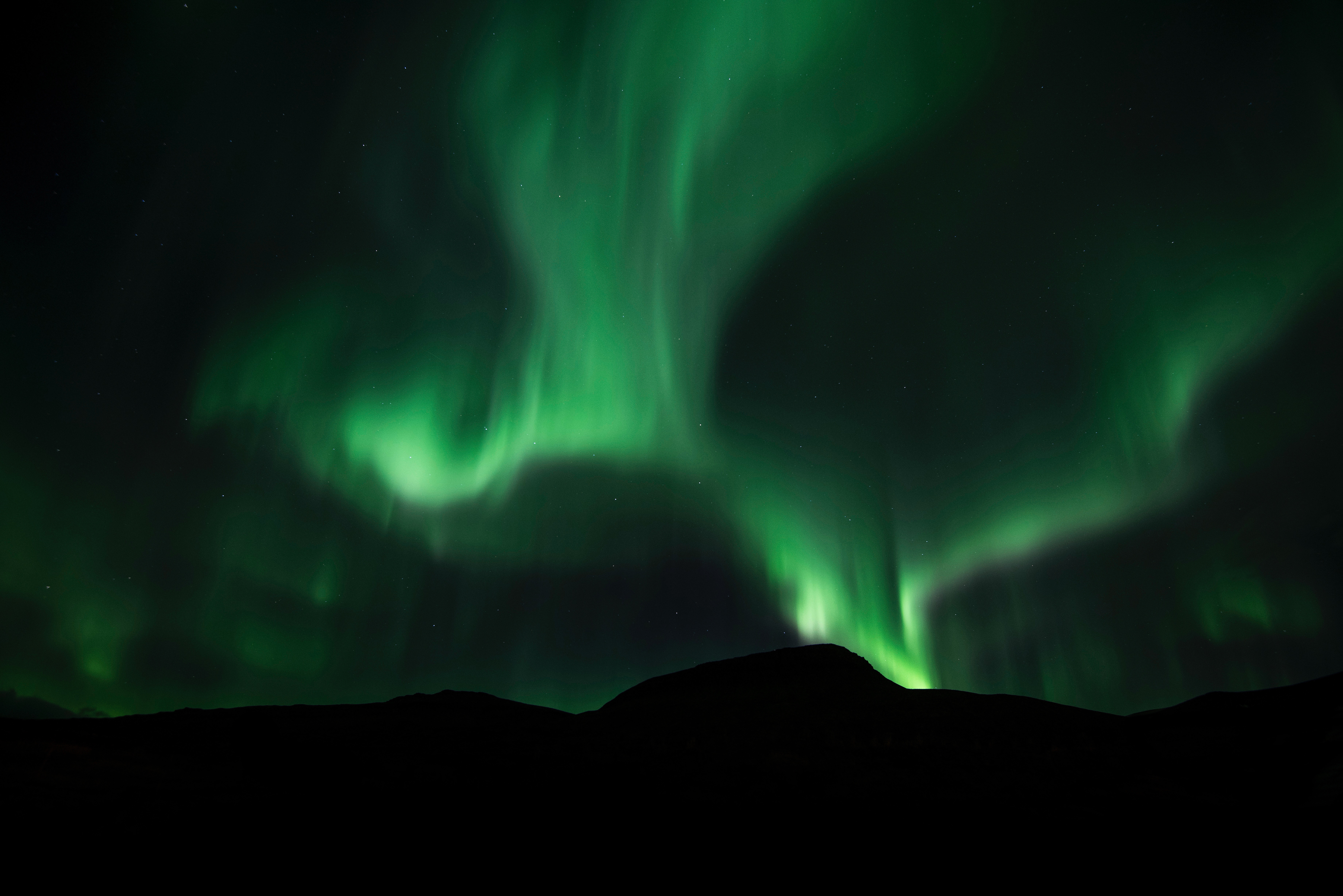 Autumn Magic Night Aurora 4K Wallpapers