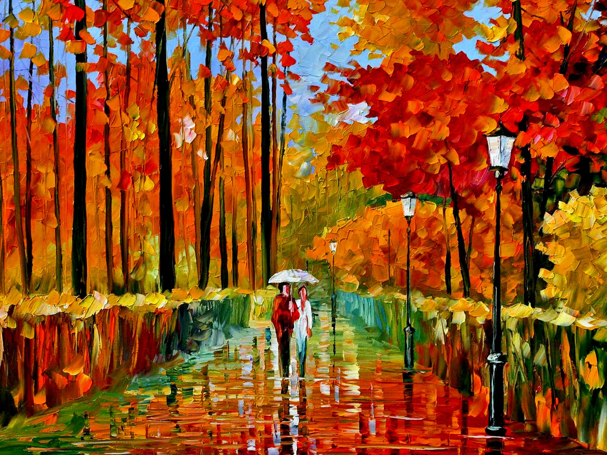 Autumn Painting Wallpapers