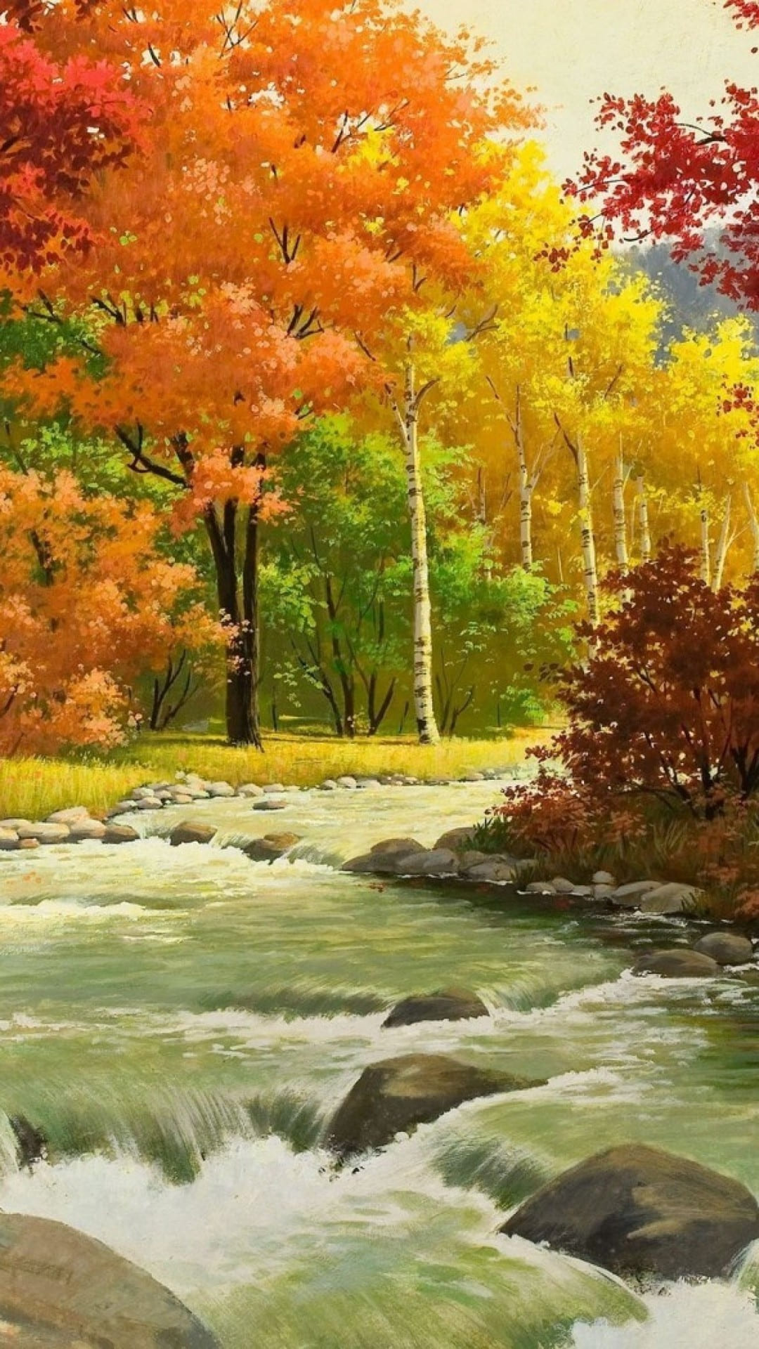 Autumn Painting Wallpapers