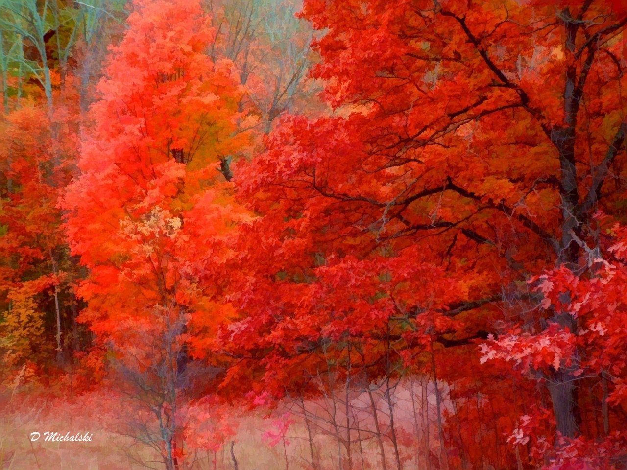 Autumn Painting Wallpapers