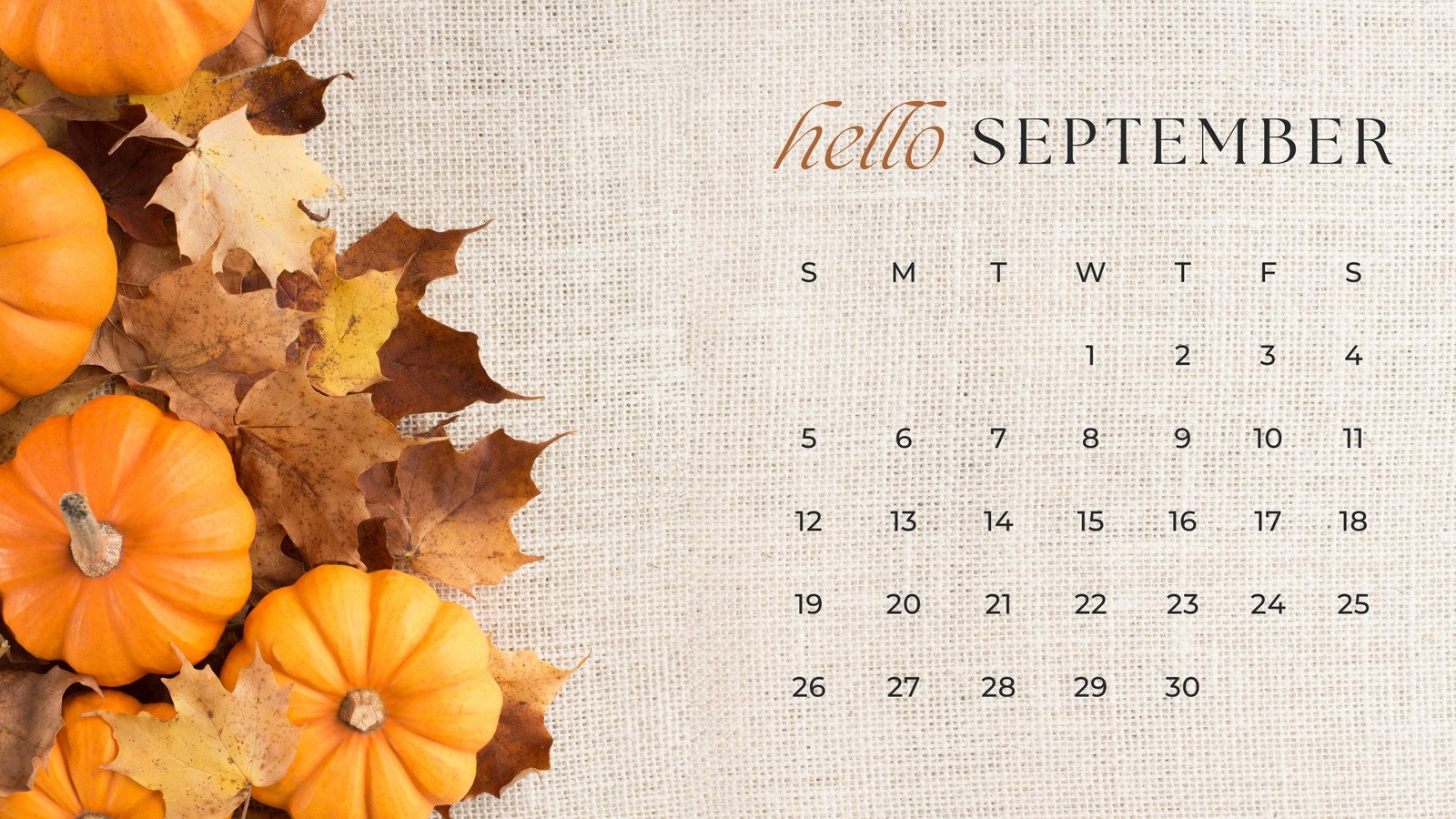 Autumn Pumpkin Desktop Wallpapers