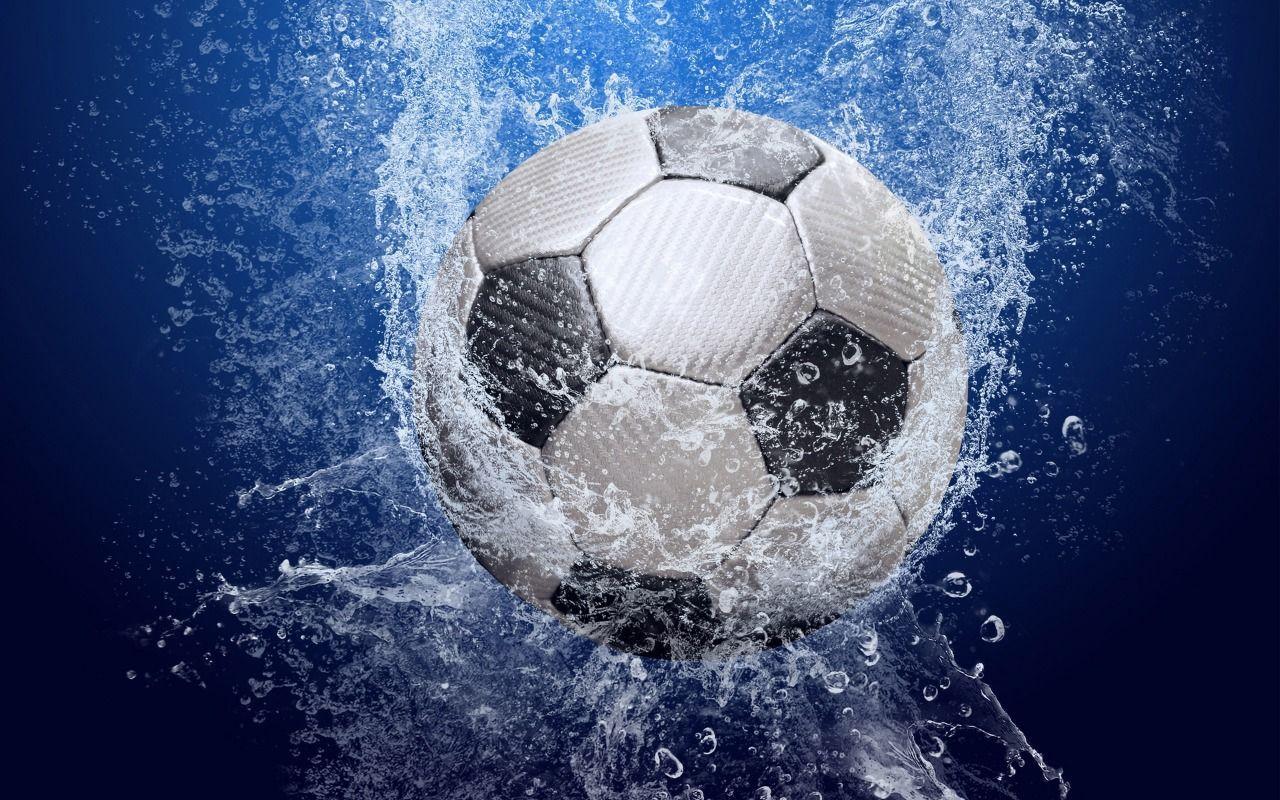 Beach At A Soccer Ball Wallpapers