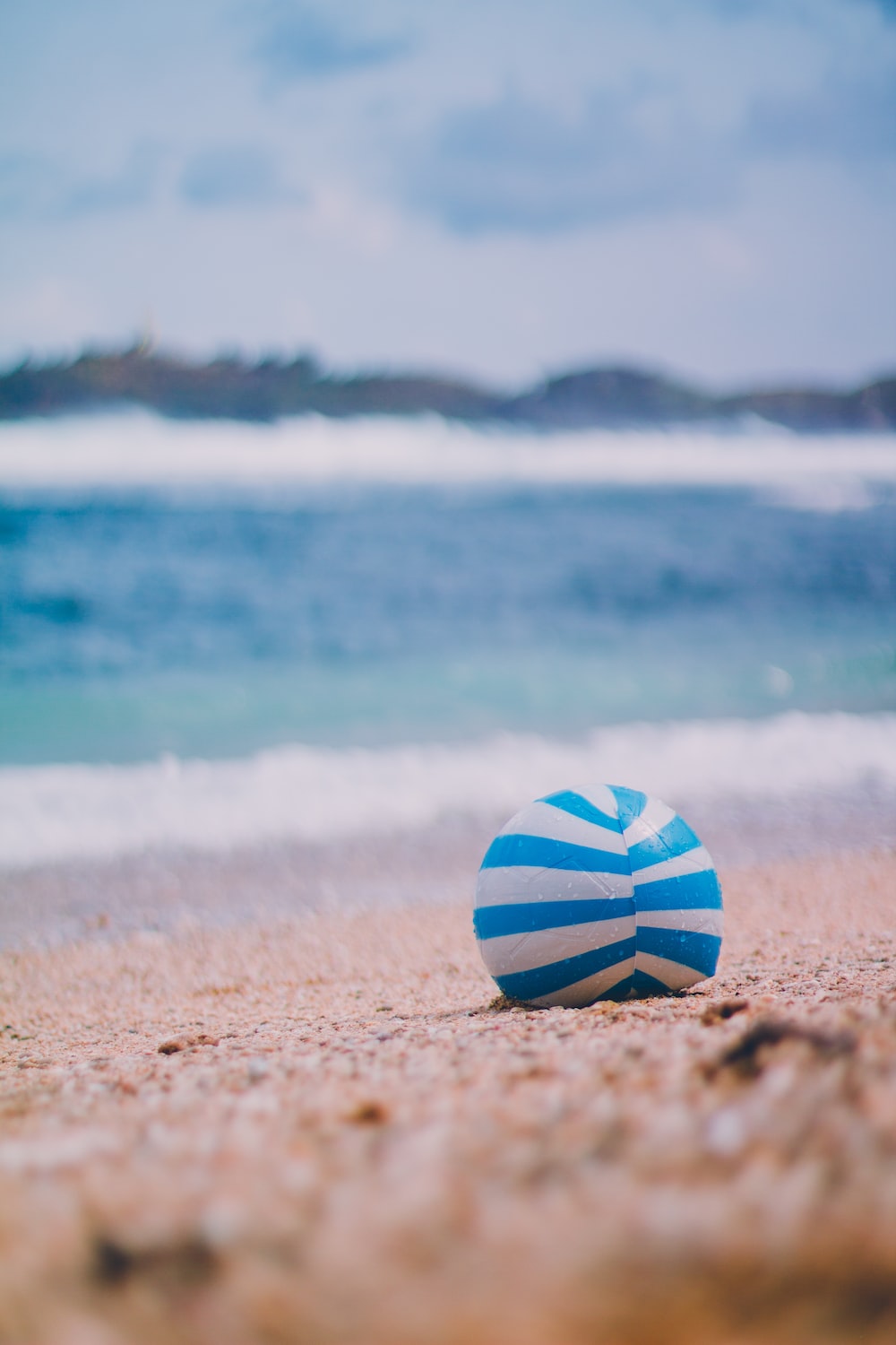 Beach At A Soccer Ball Wallpapers