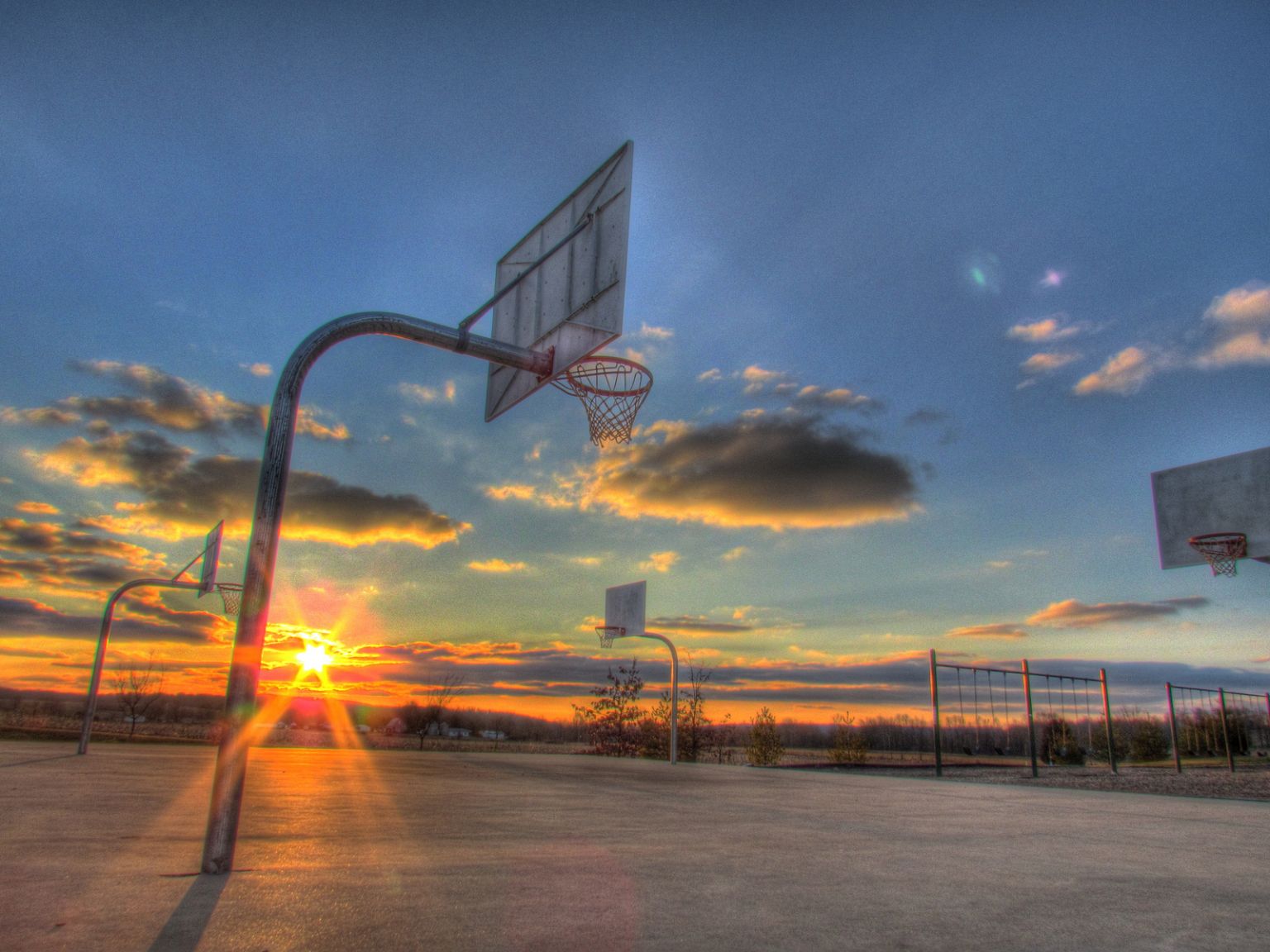 Beach Basketball Court Wallpapers