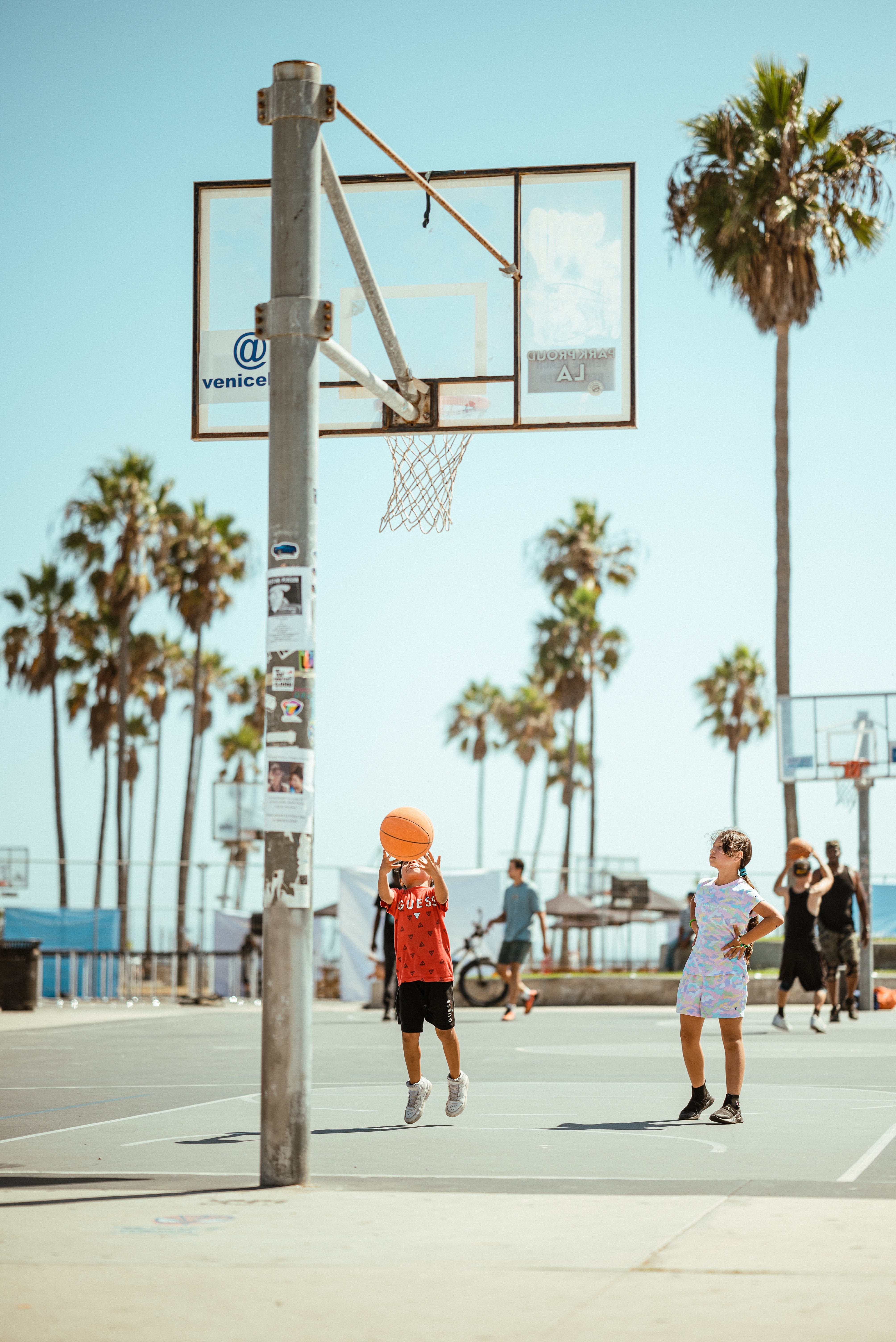 Beach Basketball Court Wallpapers