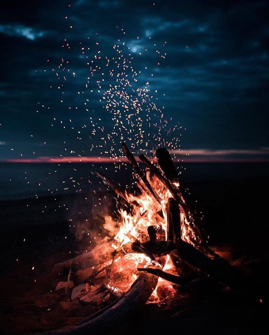 Beach Bonfire Wallpapers