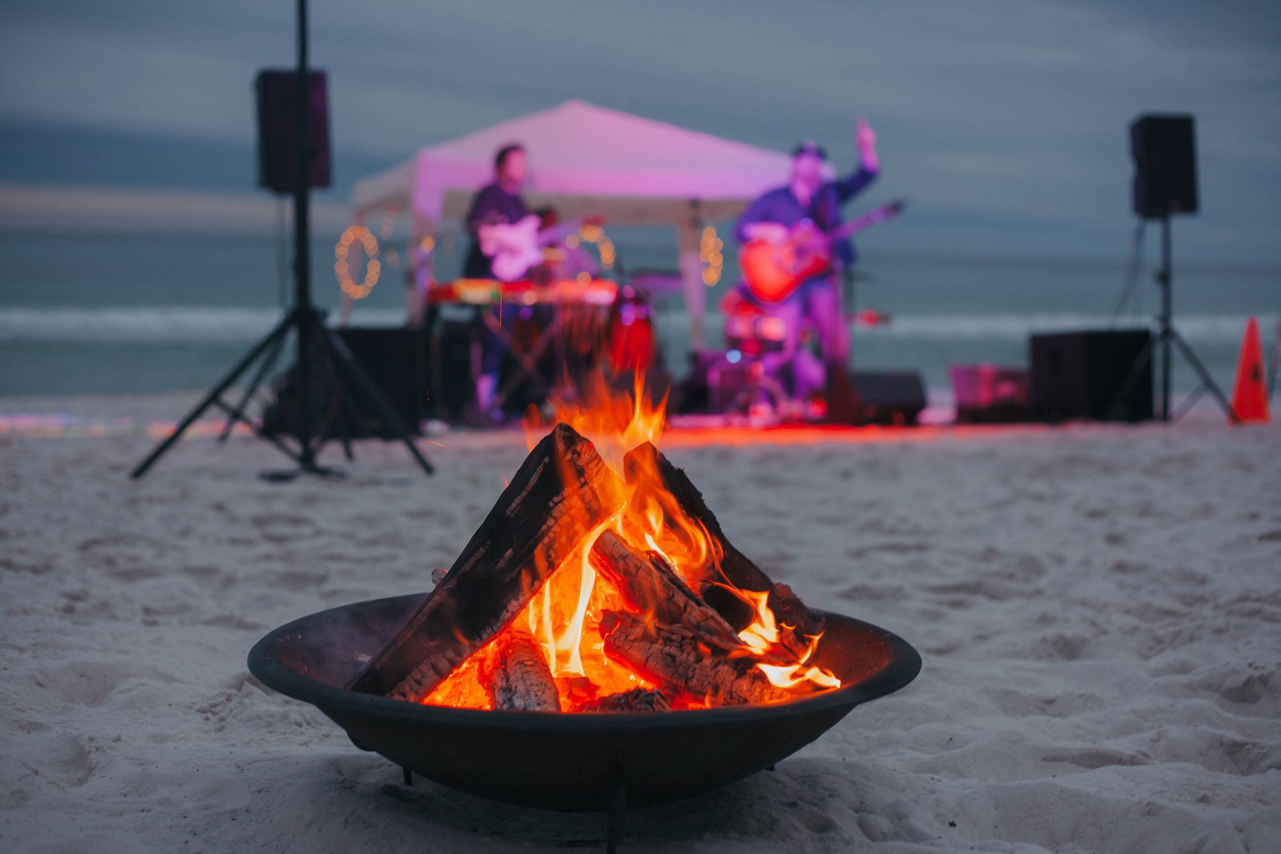 Beach Bonfire Wallpapers