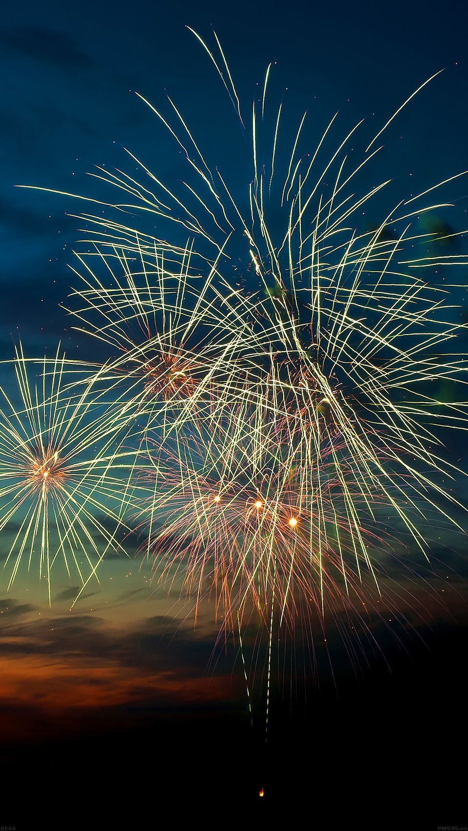 Beach Fireworks Wallpapers