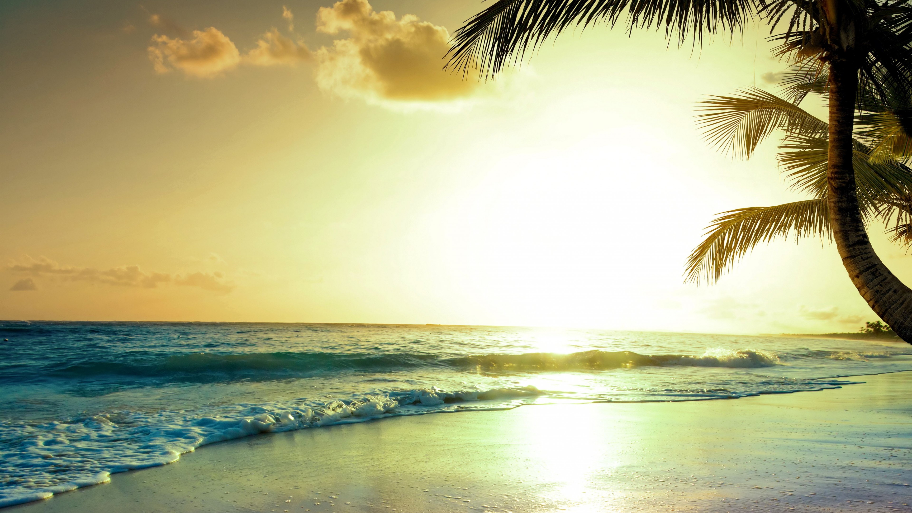 Beach Paradise Sunset Wallpapers