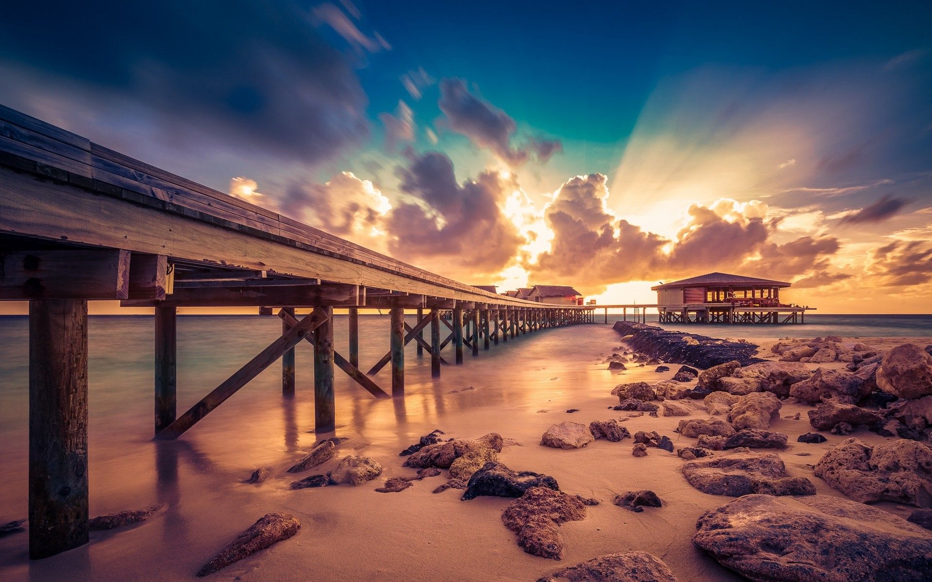 Beach Sun Clouds Sky Hd Wallpapers