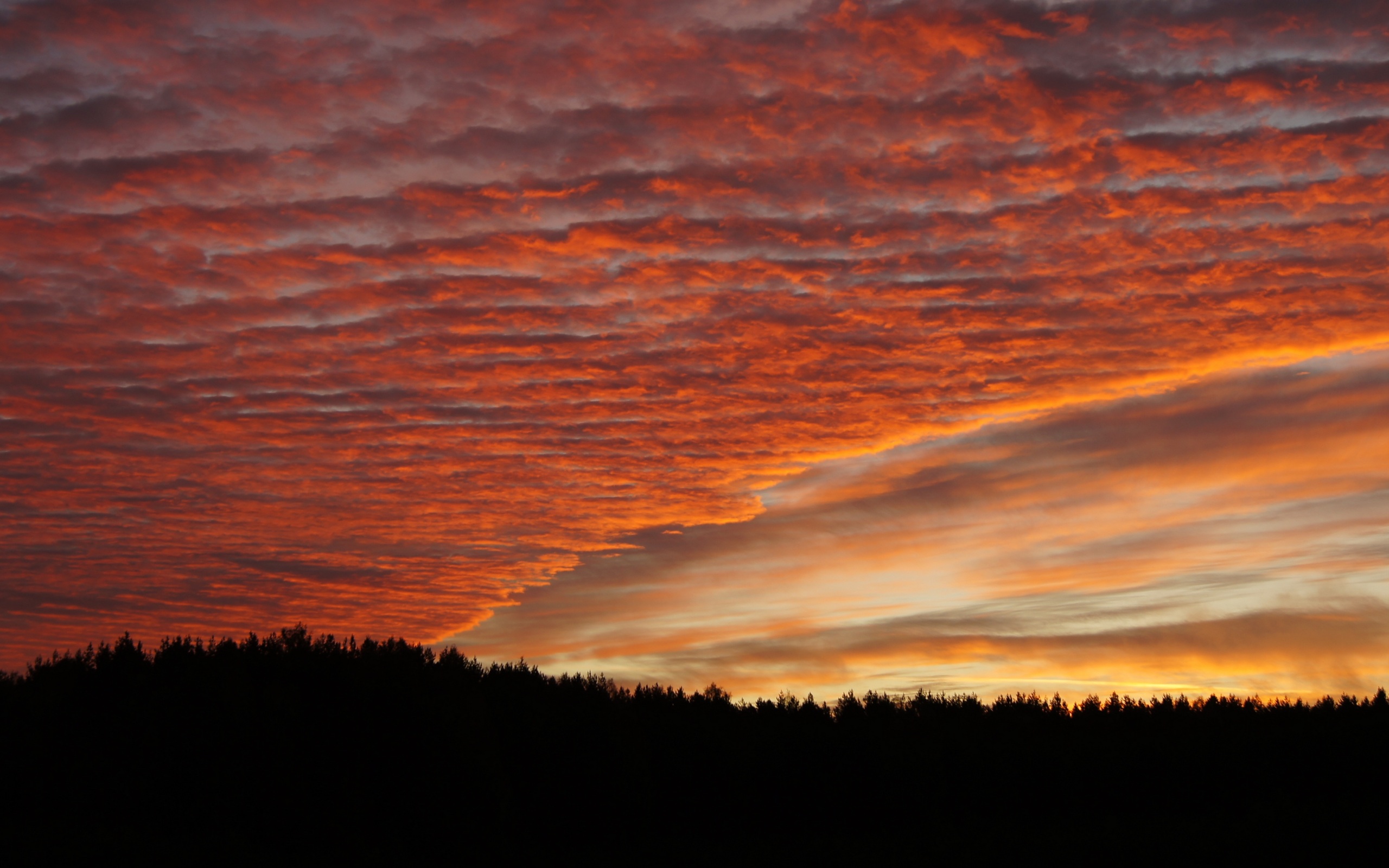 Beautiful Sunset And Orange Sky Wallpapers