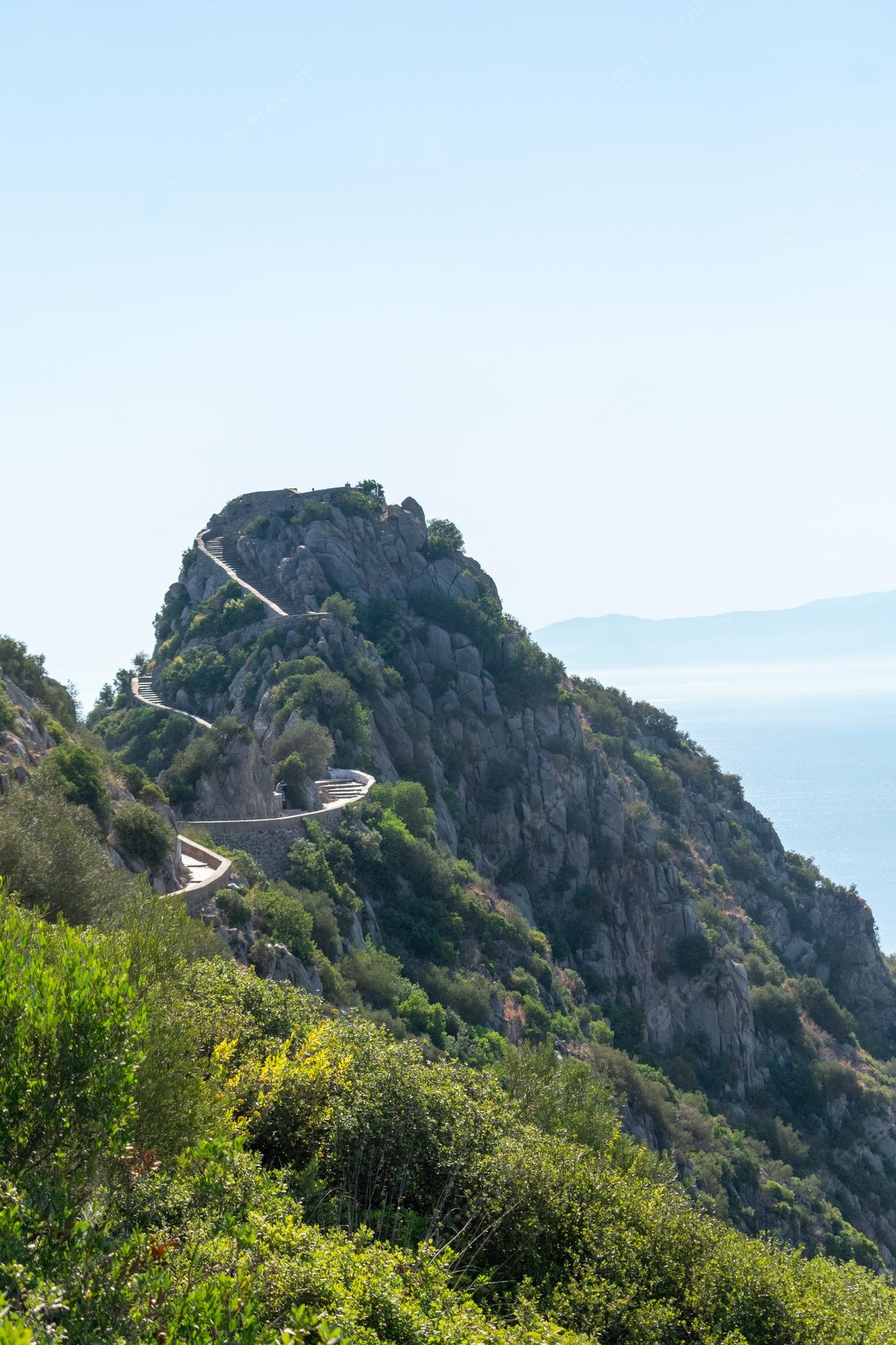 Bejaia Moutains Trees Sunlight Sky Wallpapers