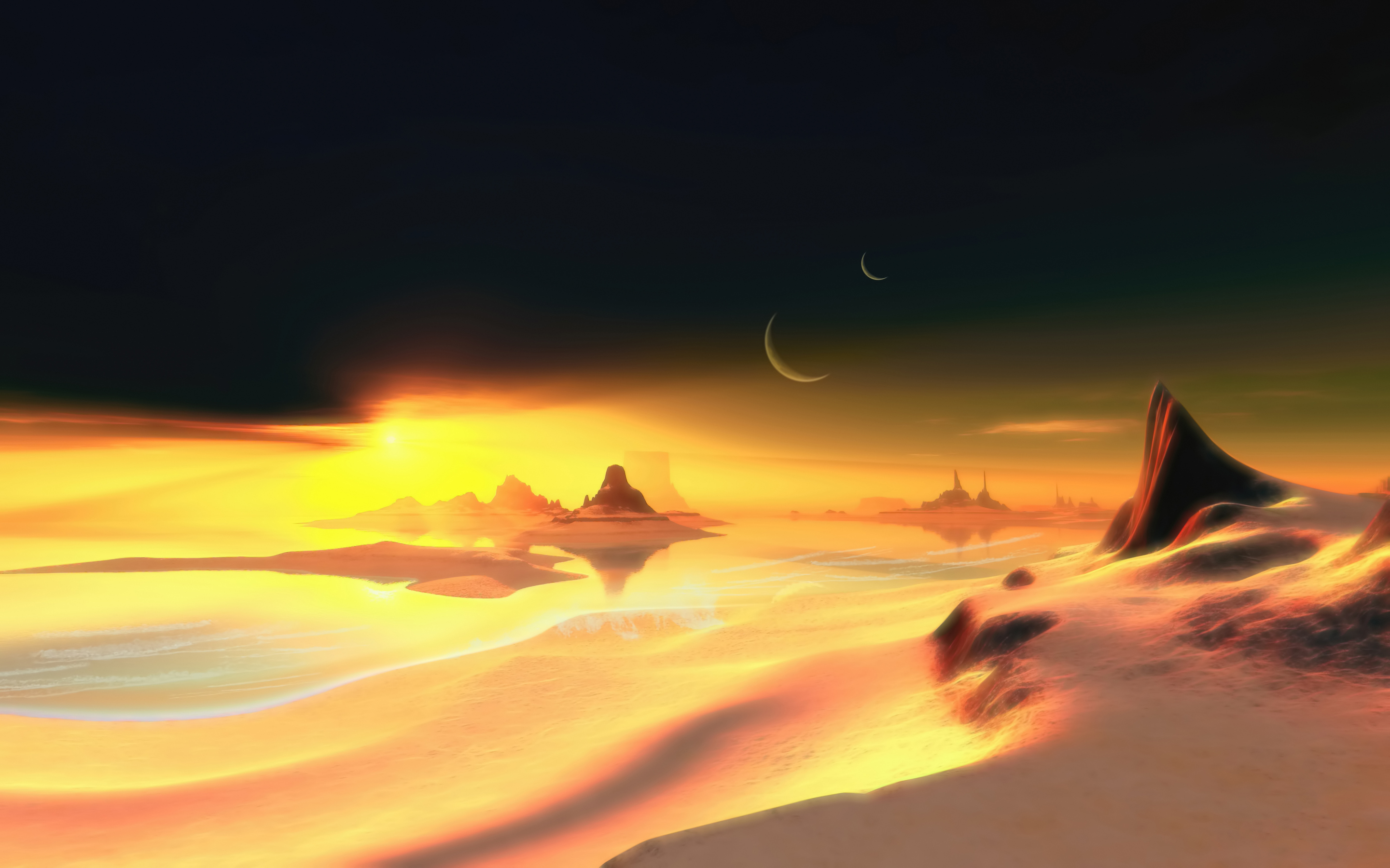 Black Dune 4K Wallpapers