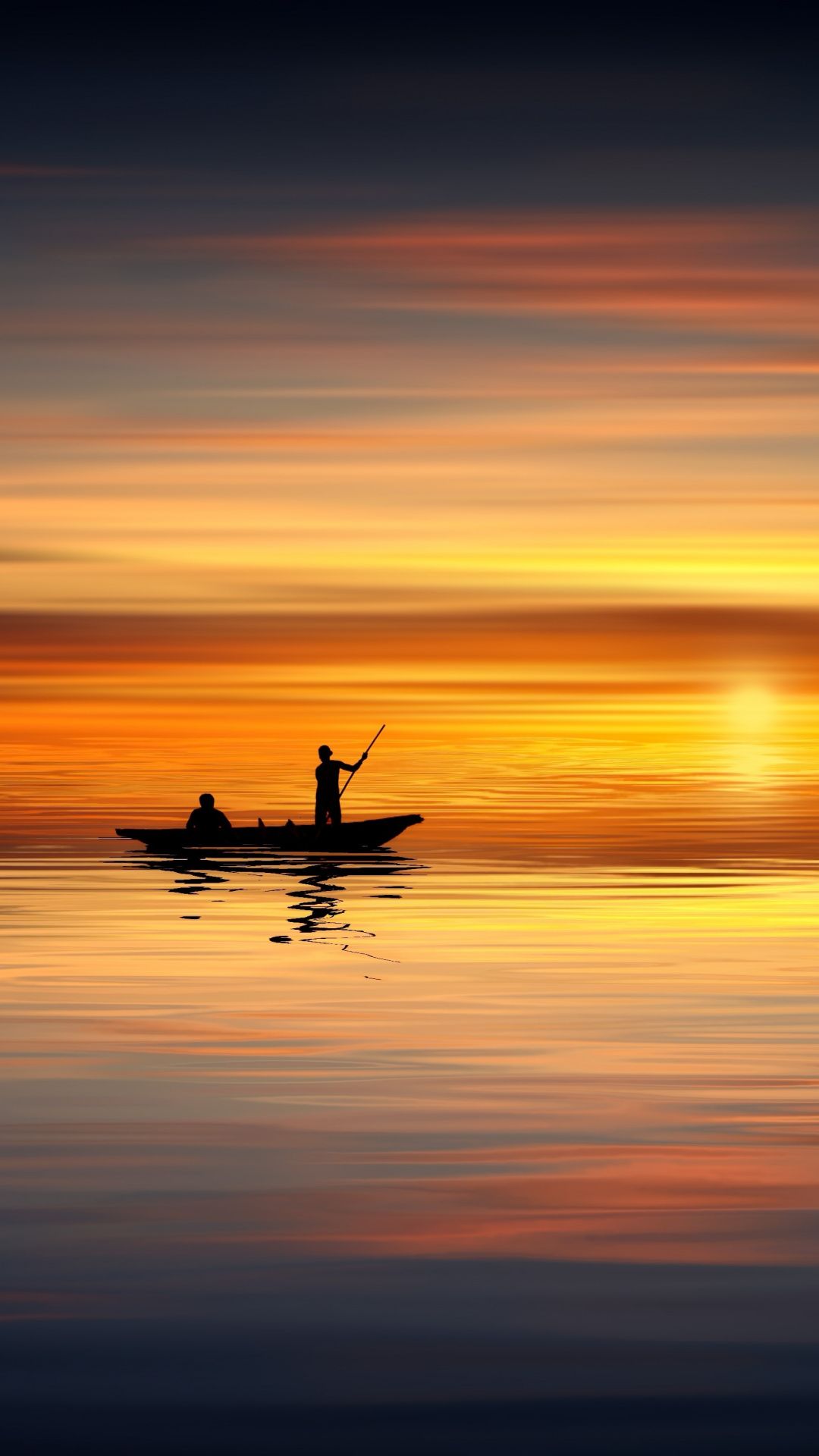 Boating And Sunset Wallpapers