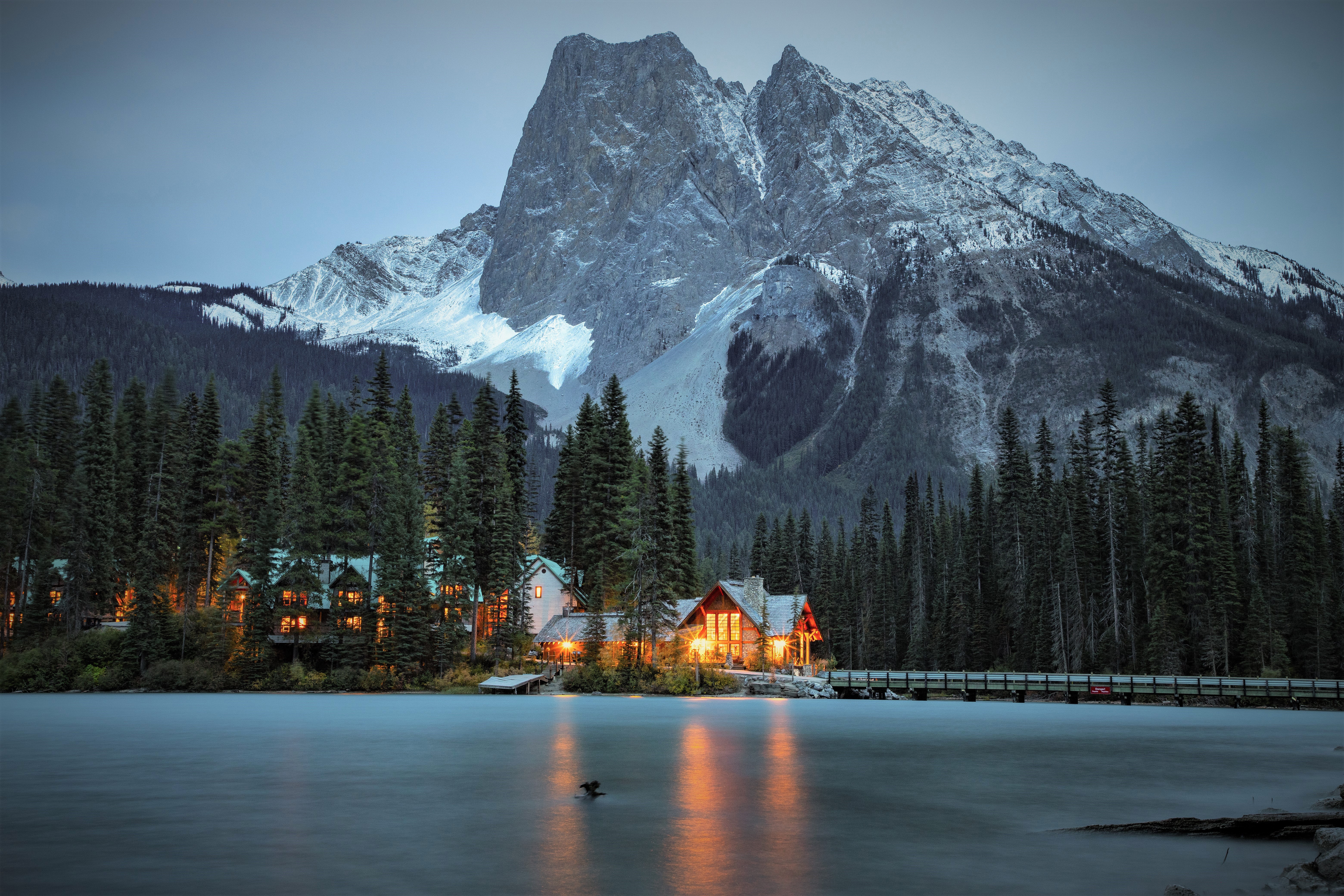 Canada Canadian Rockies In Winter Wallpapers