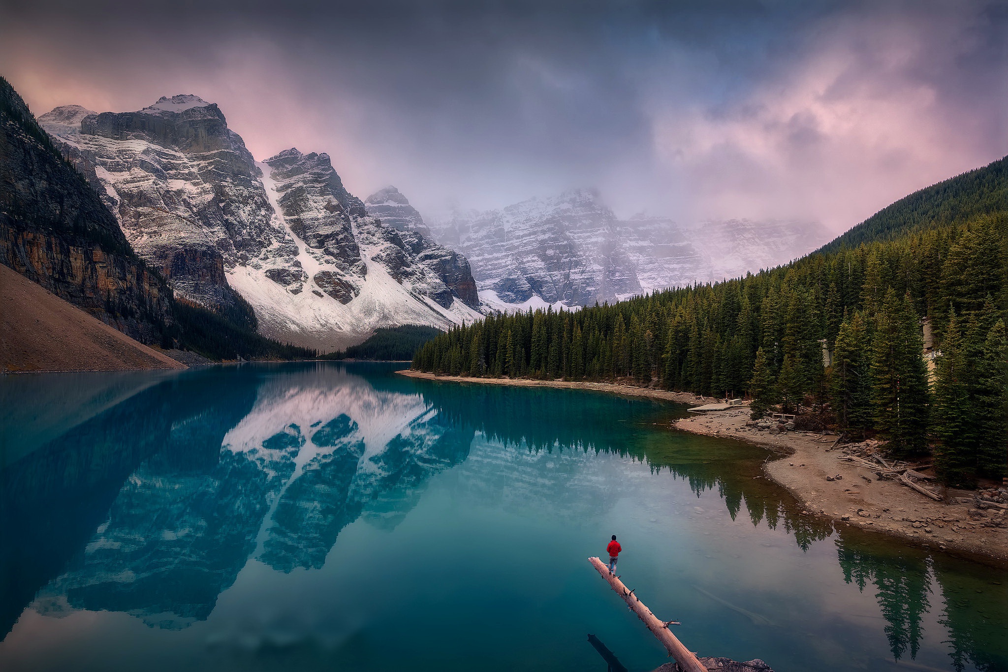 Canada Canadian Rockies In Winter Wallpapers