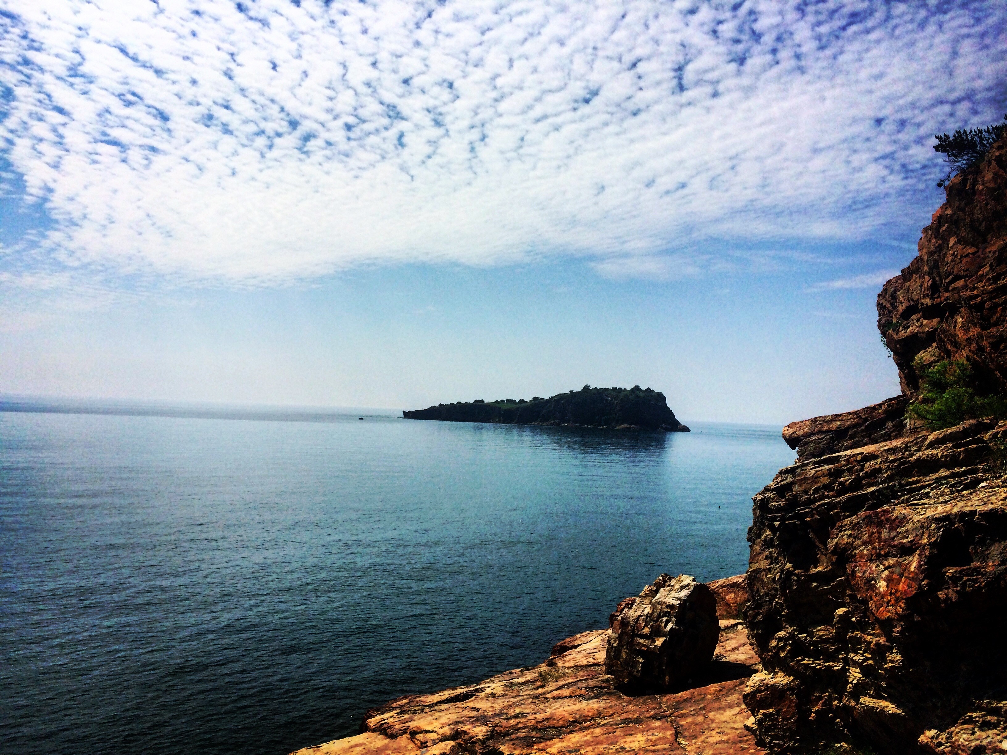 Cliff Ocean Horizon Cloud Coastline Wallpapers