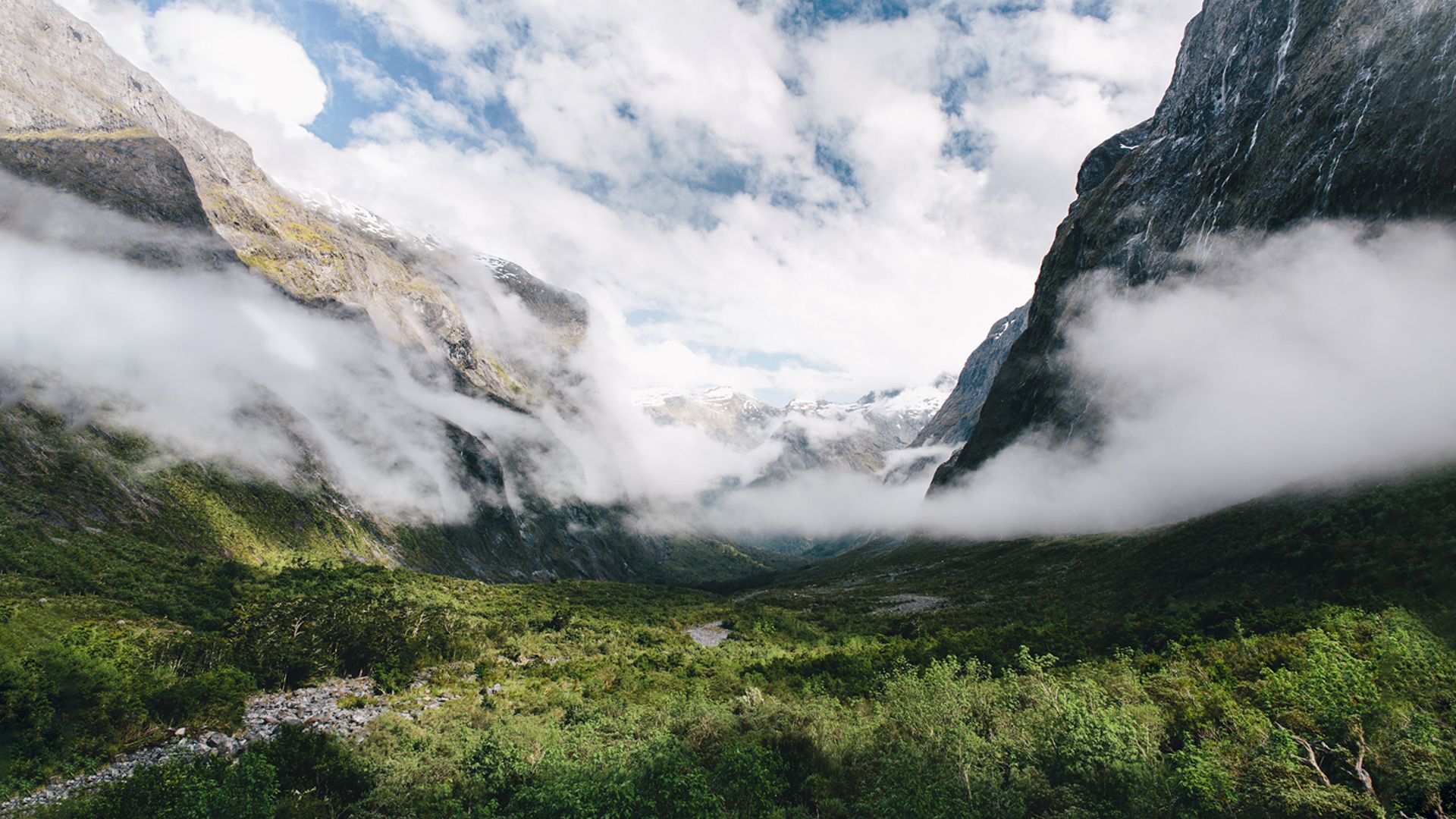 Cloudy Mountain Peak Wallpapers