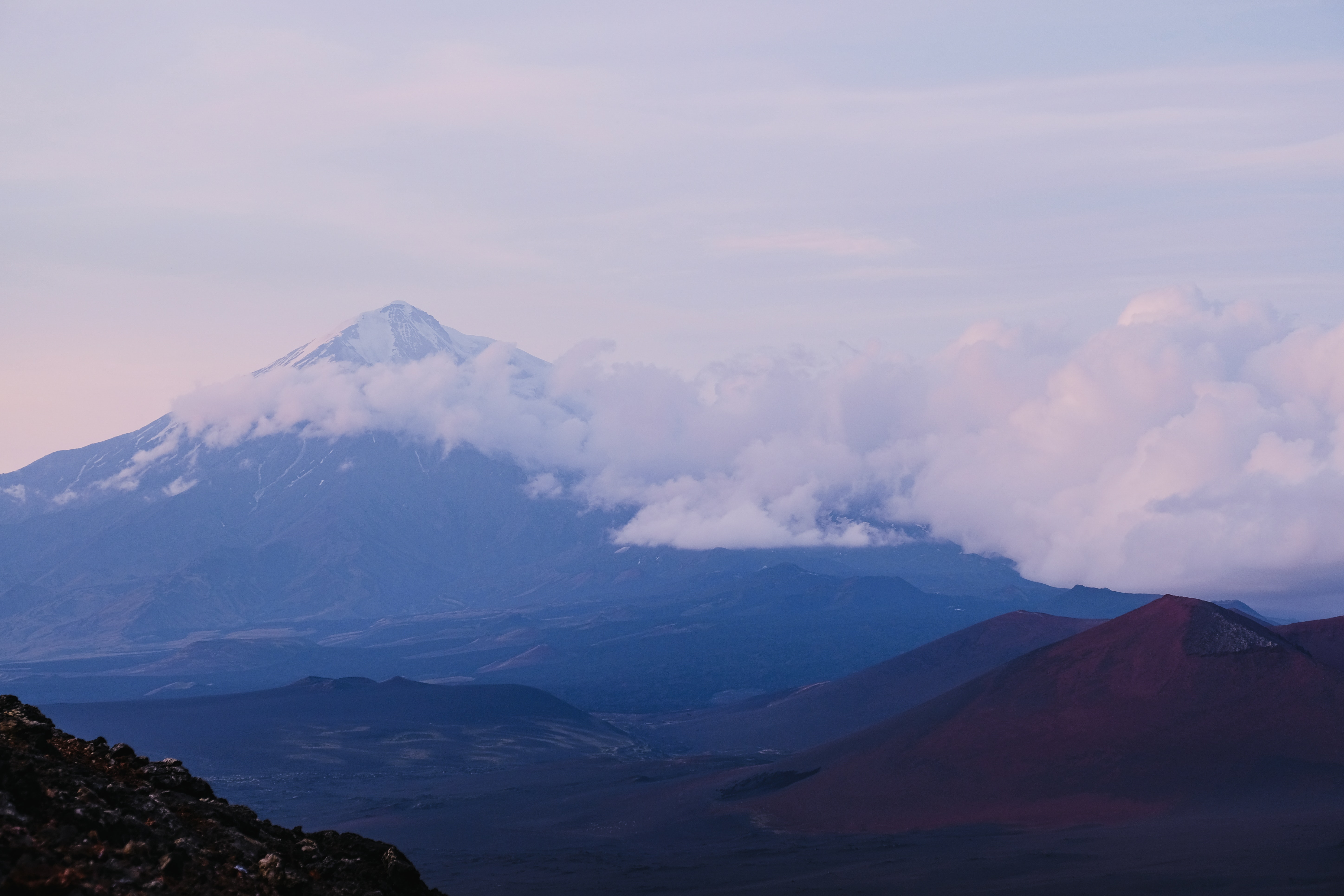 Cloudy Mountain Peak Wallpapers