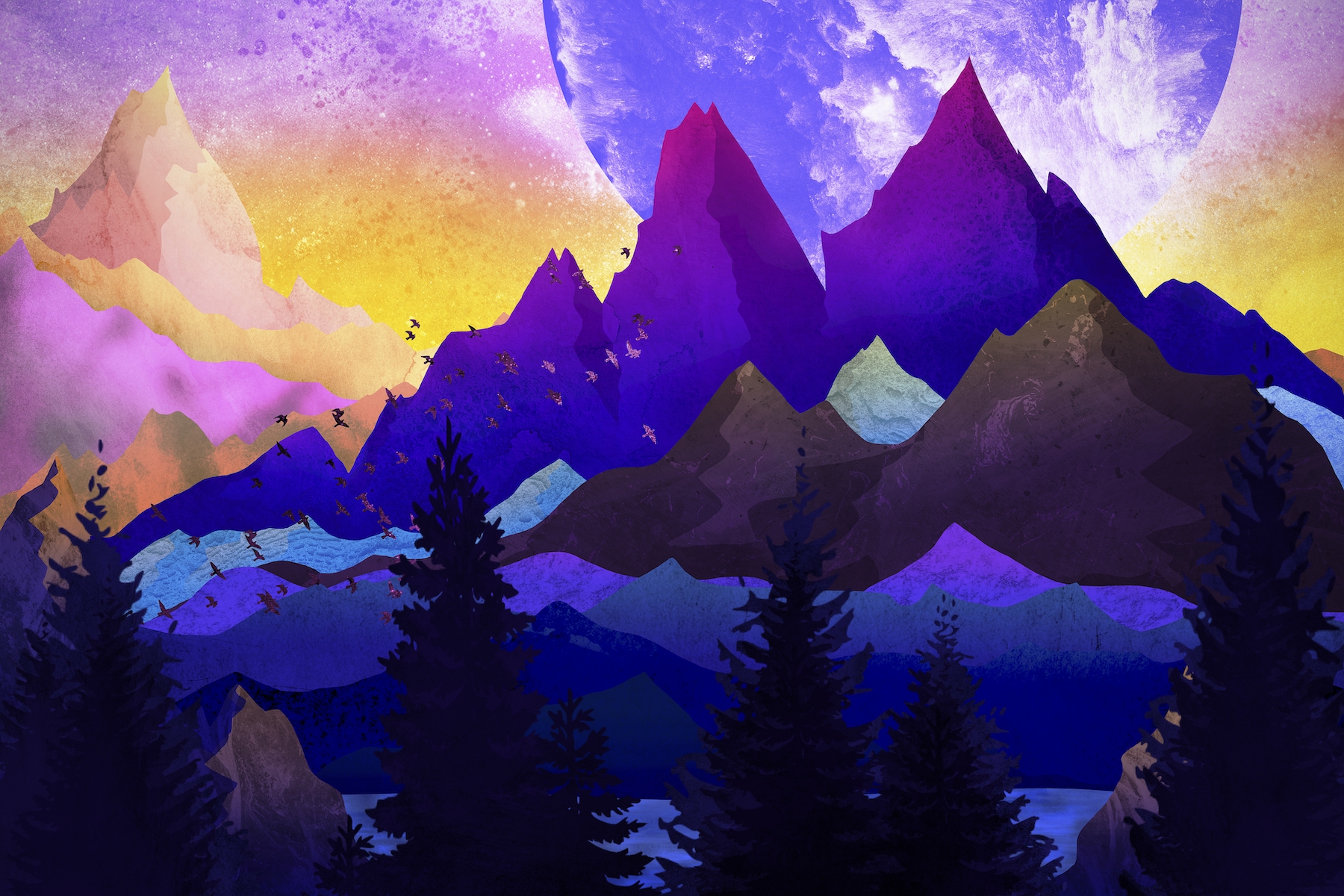 Colorful Mountain Wallpapers