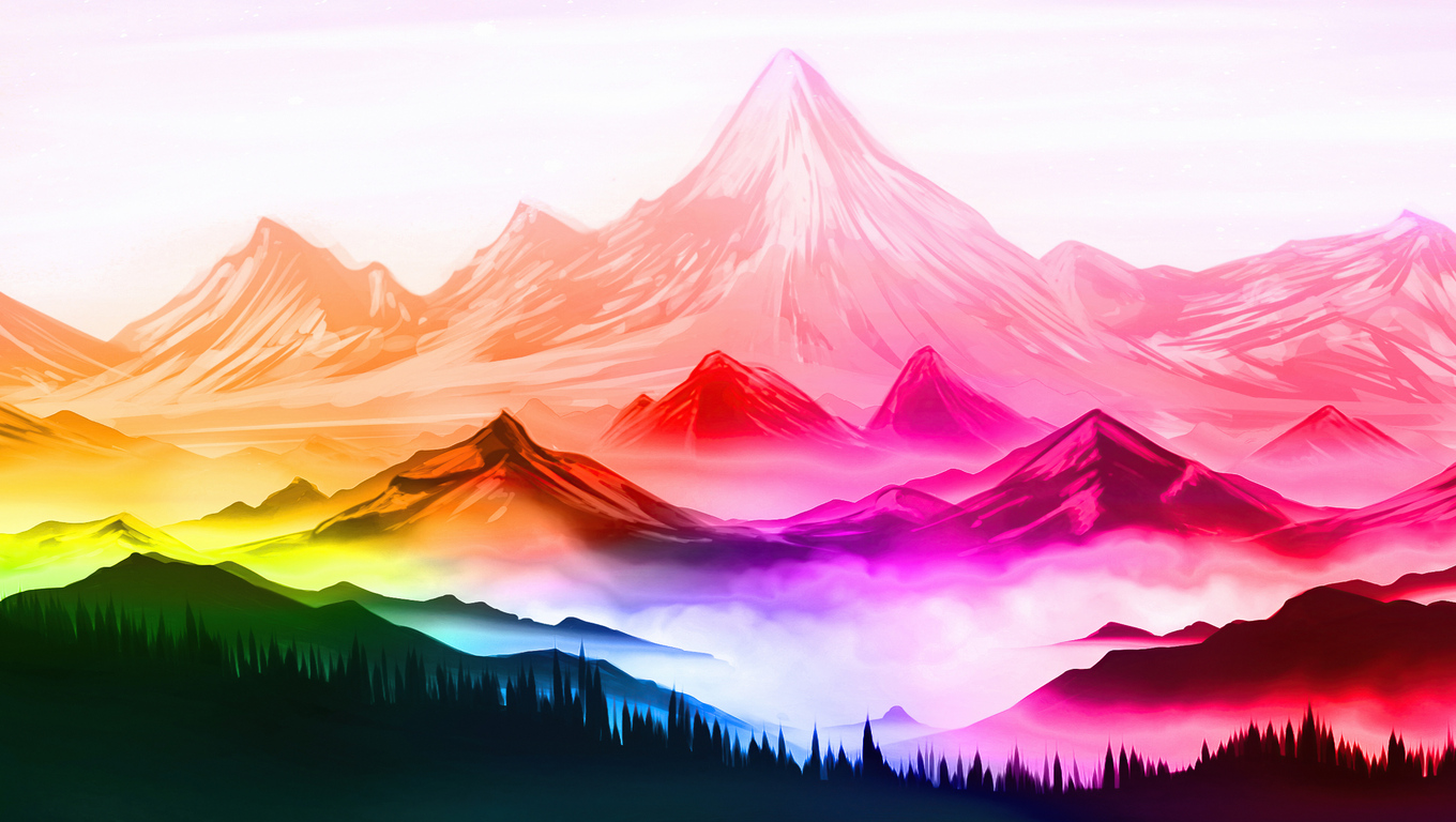 Colorful Mountain Wallpapers