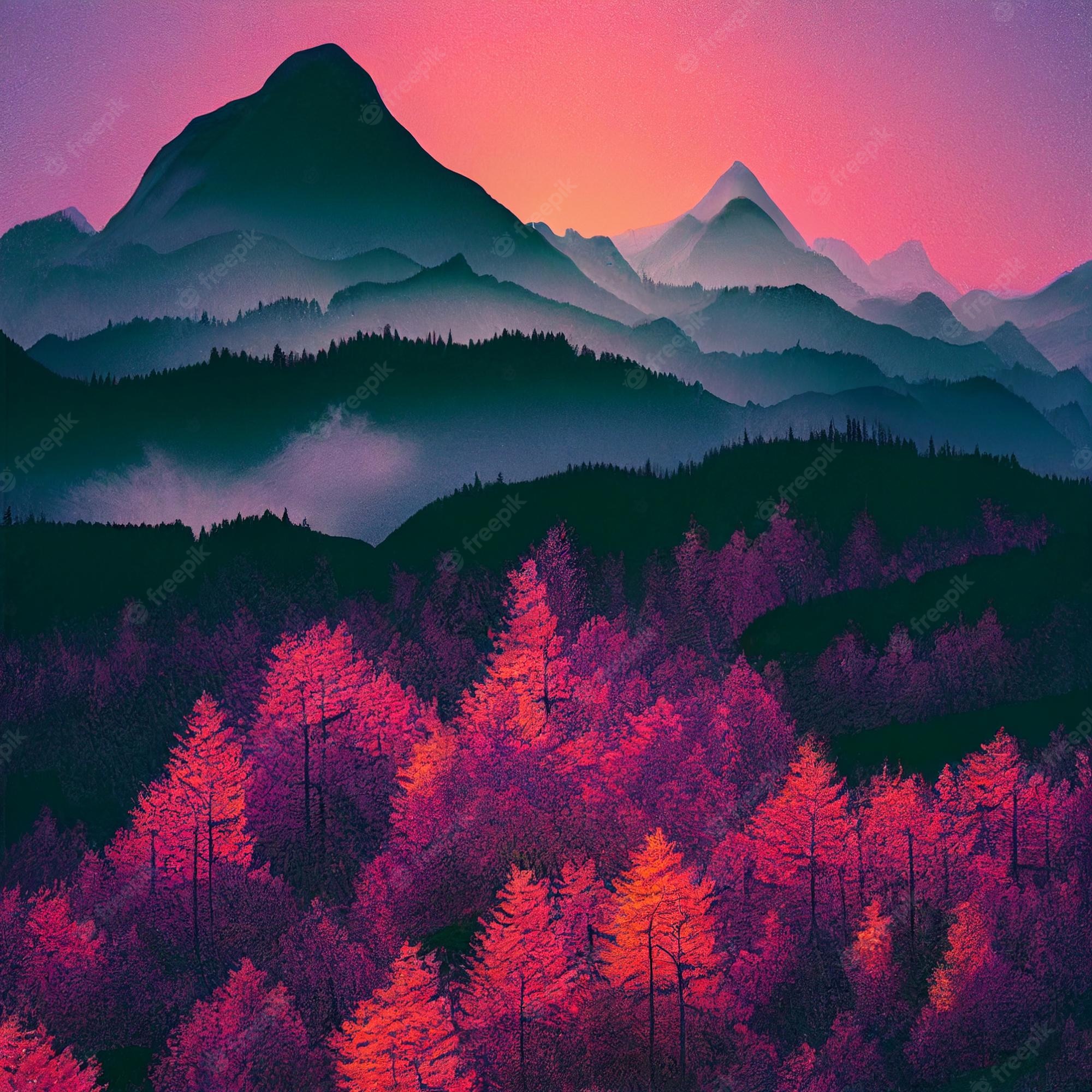 Colorful Mountain Wallpapers