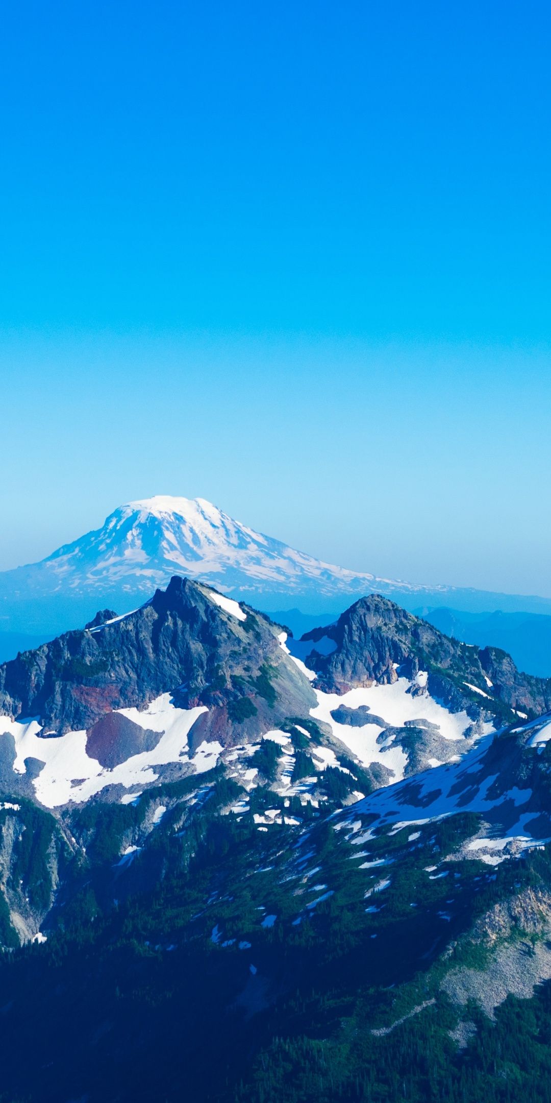 Colorful Mountain Under Blue Sky Wallpapers