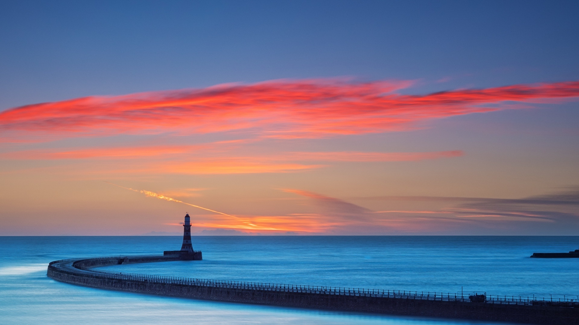 Colorful Sea Sky Clouds Wallpapers