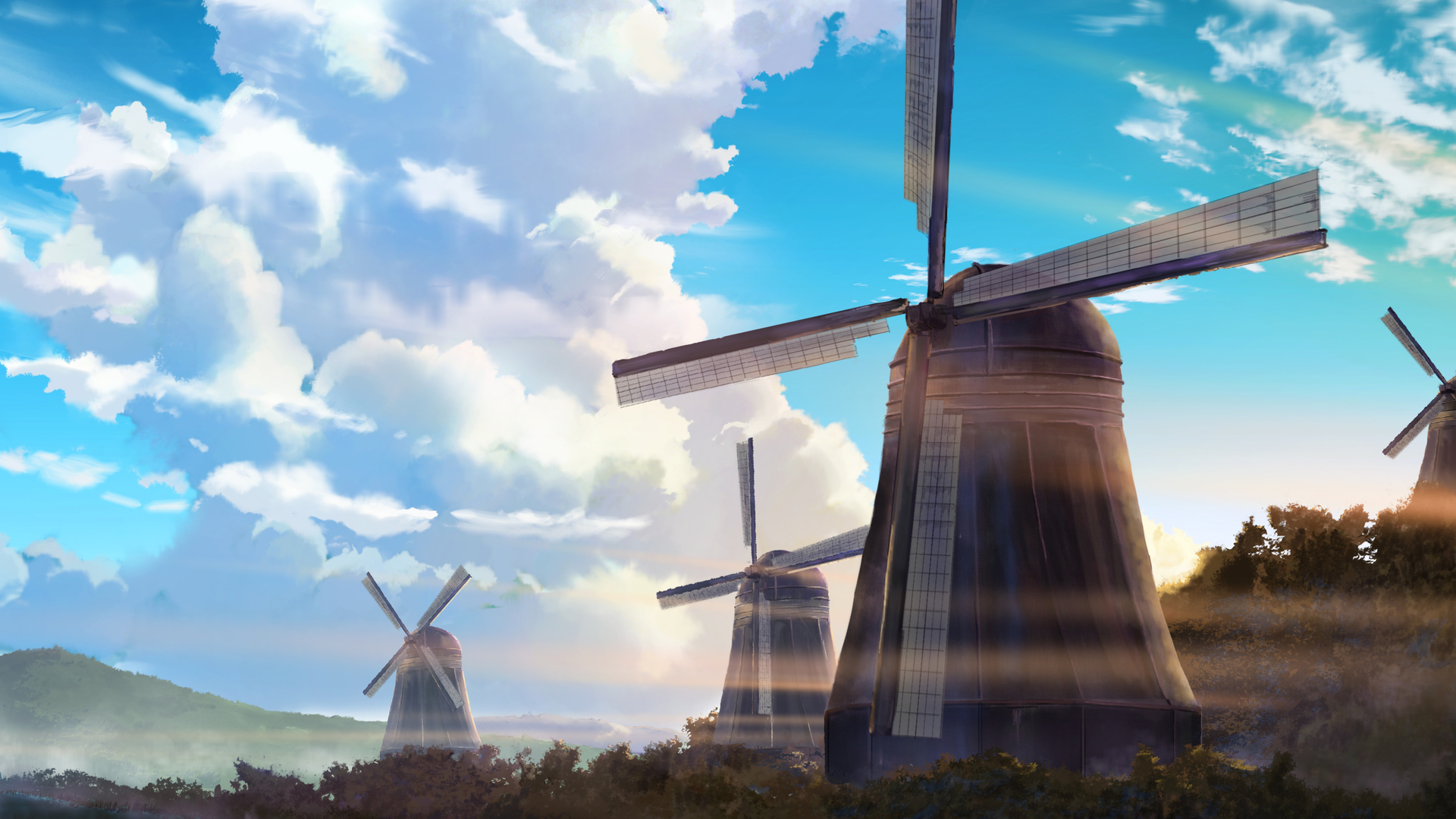 Cool Windmill Hd Wallpapers