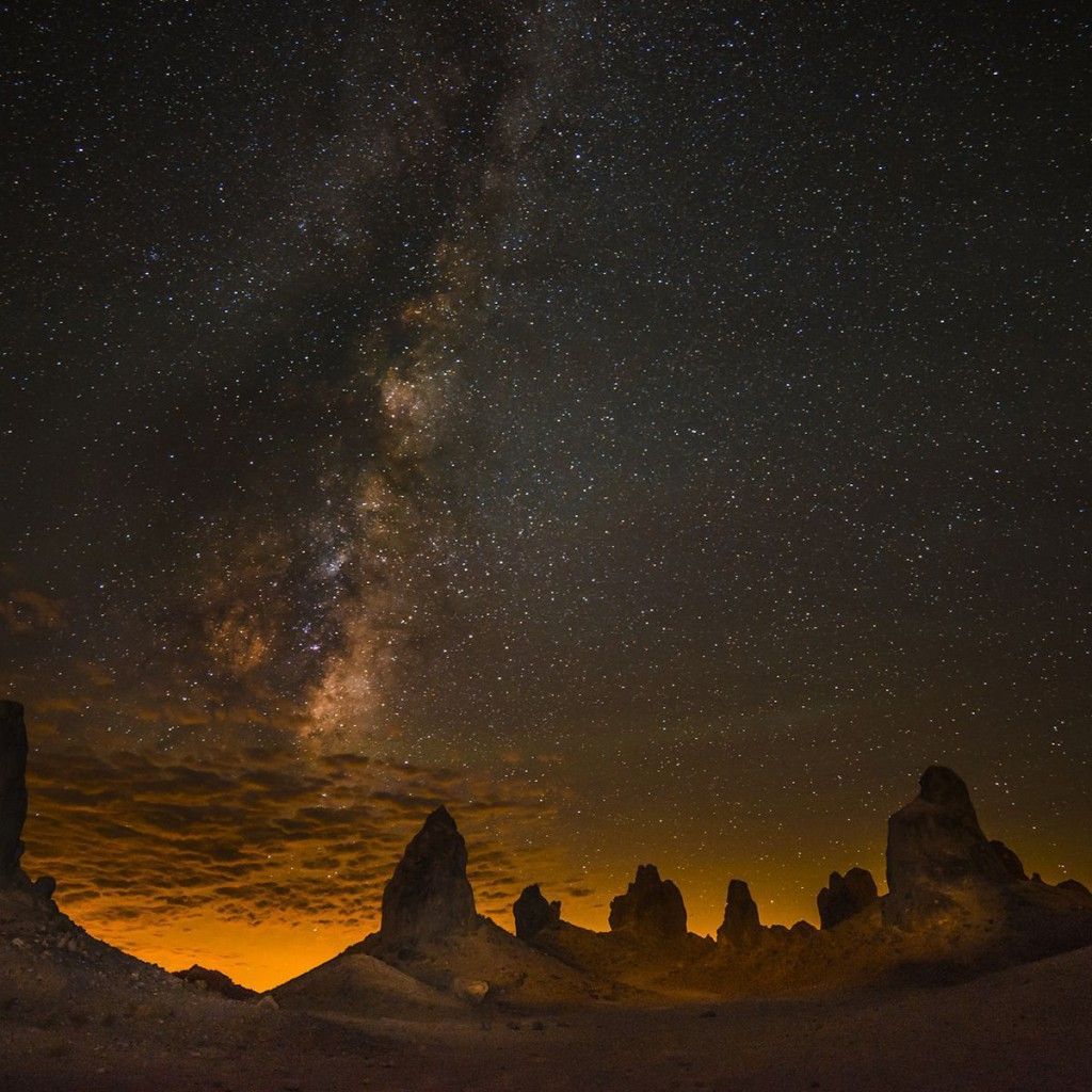 Desert Starry Night Wallpapers