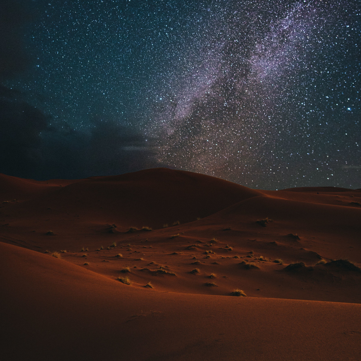 Desert Starry Night Wallpapers