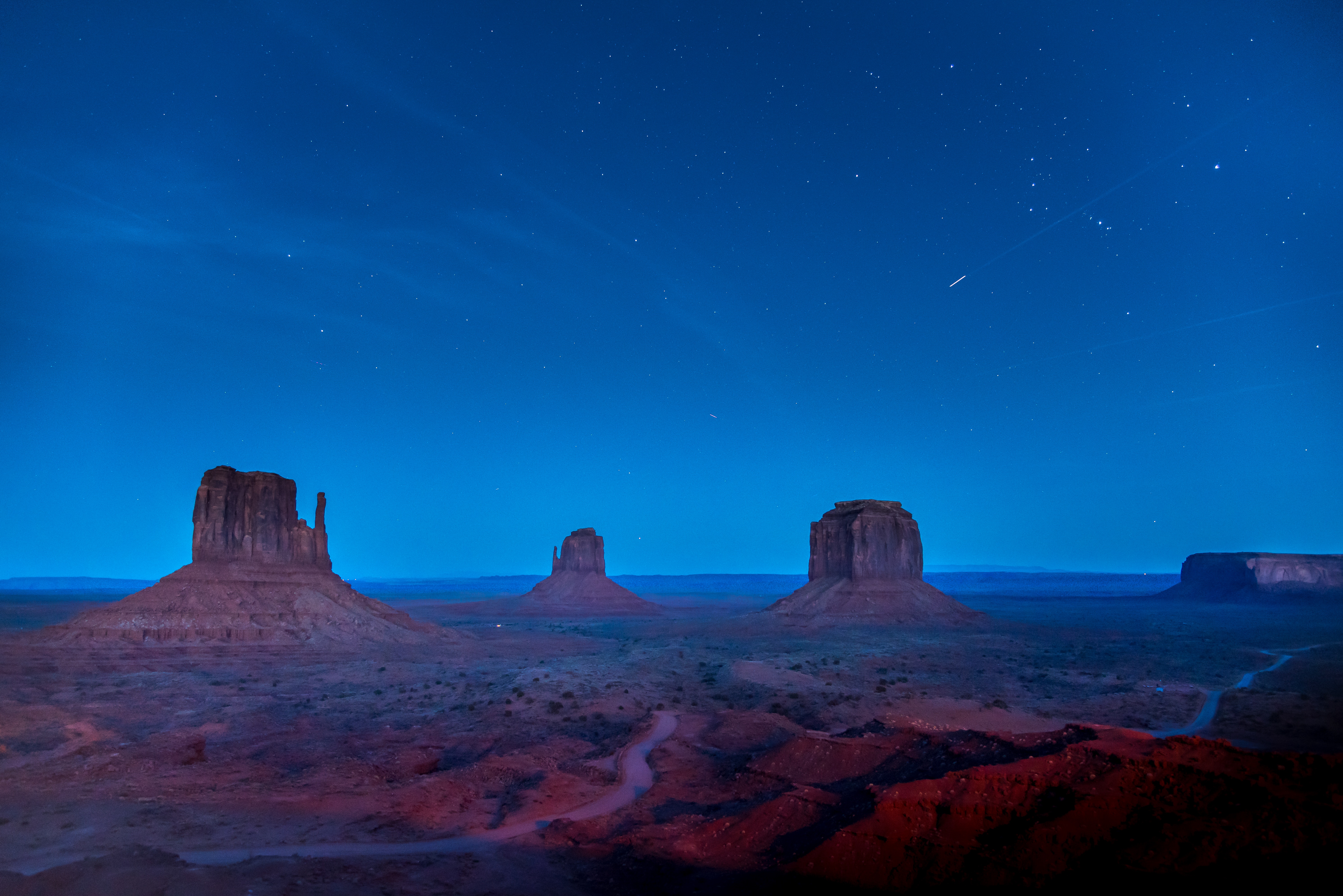 Desert Starry Night Wallpapers