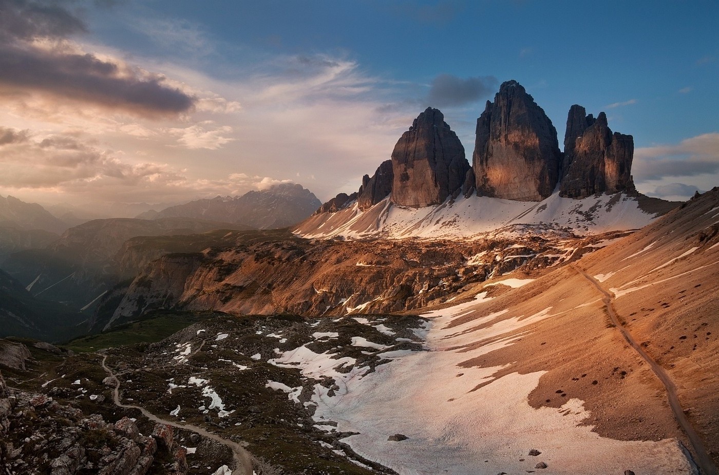 Dolomites Italy Fogy Mountains Wallpapers