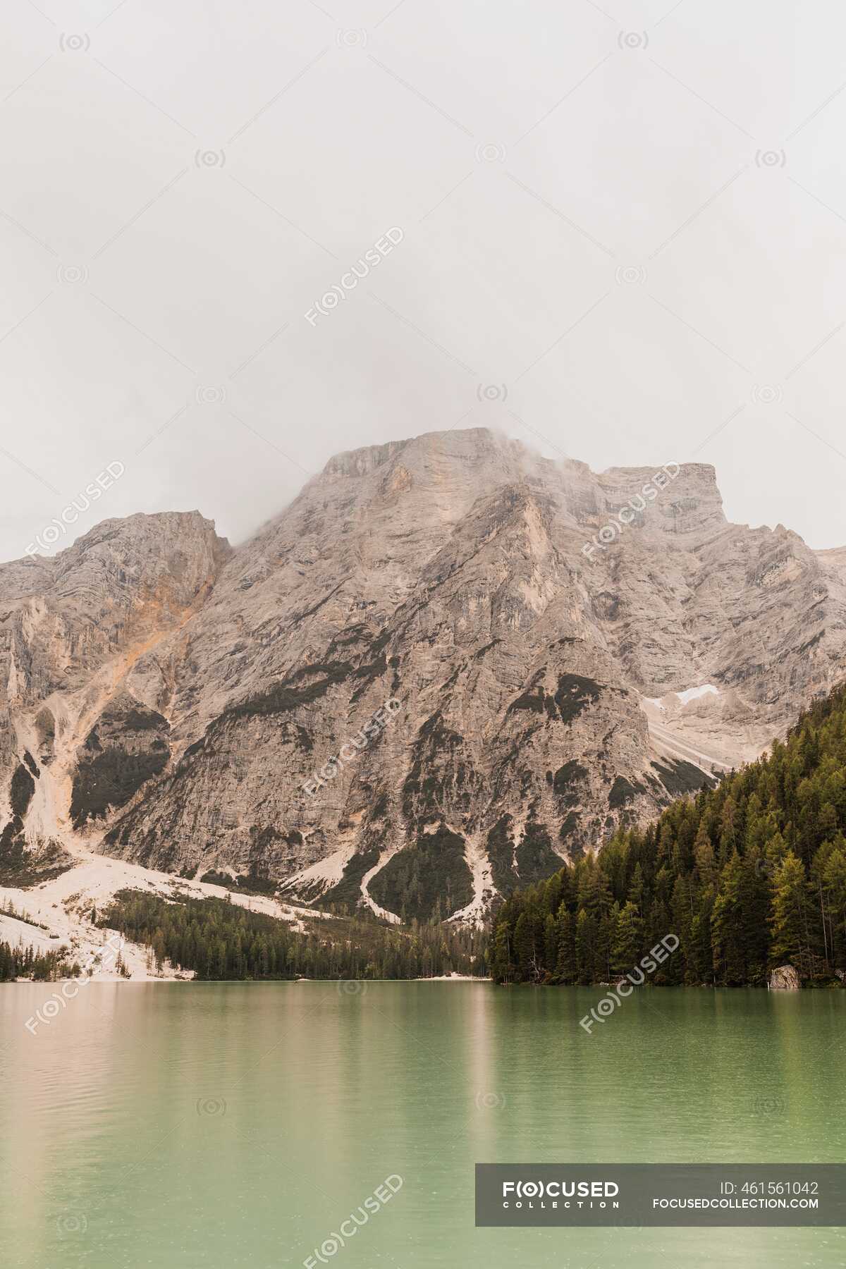 Dolomites Italy Fogy Mountains Wallpapers