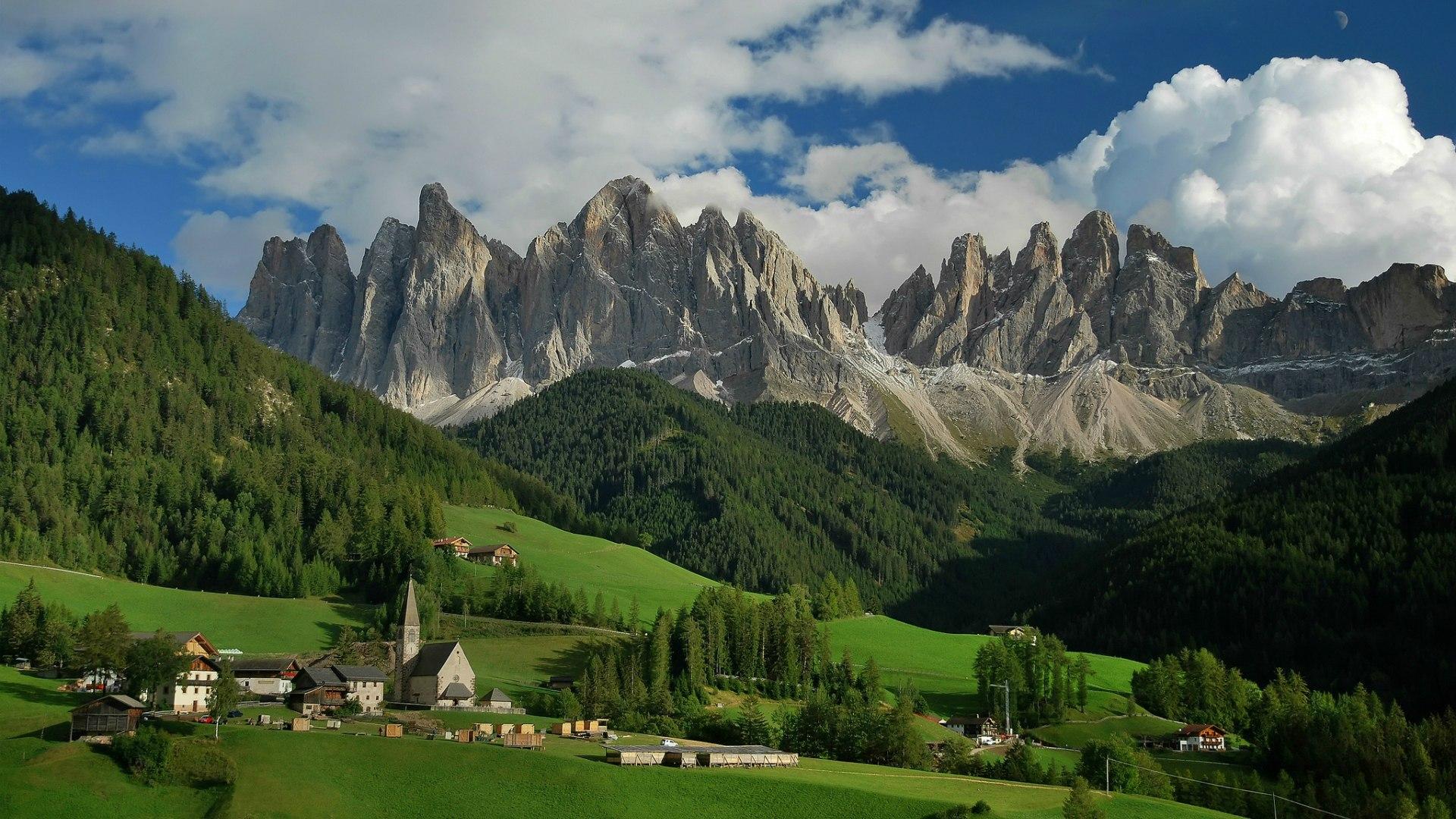 Dolomites Mountain Range Wallpapers