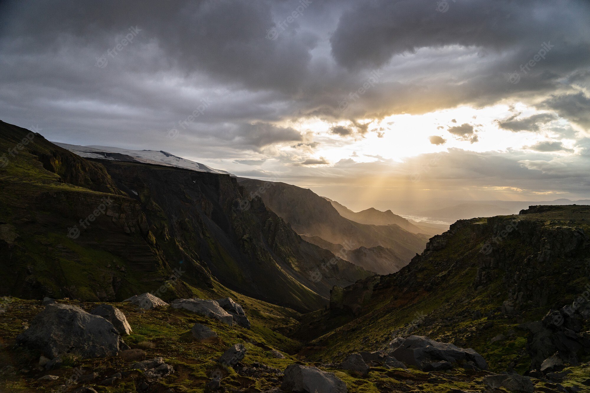 Evening Light Thorsmork Mountains Wallpapers