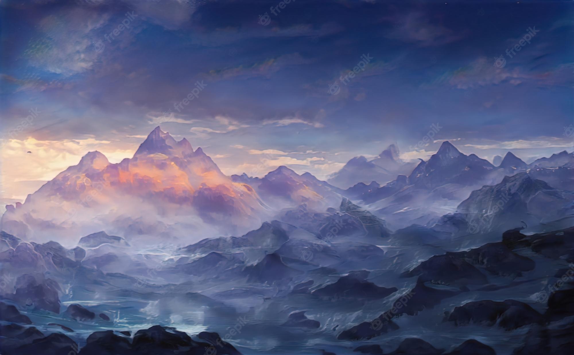 Fantasy Landscape Mountains In Fantasy Wallpapers