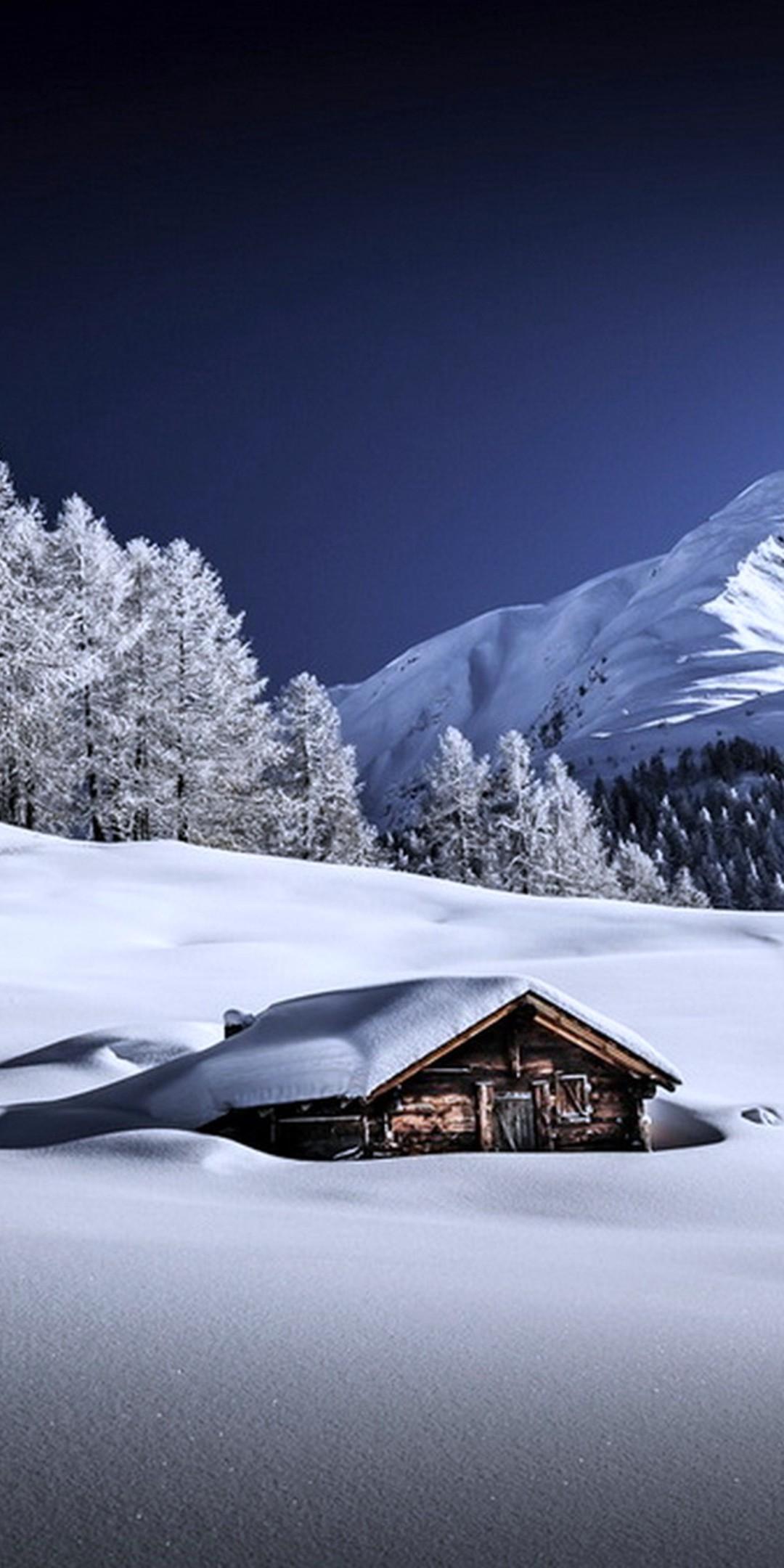 Frozen Winter House Wallpapers