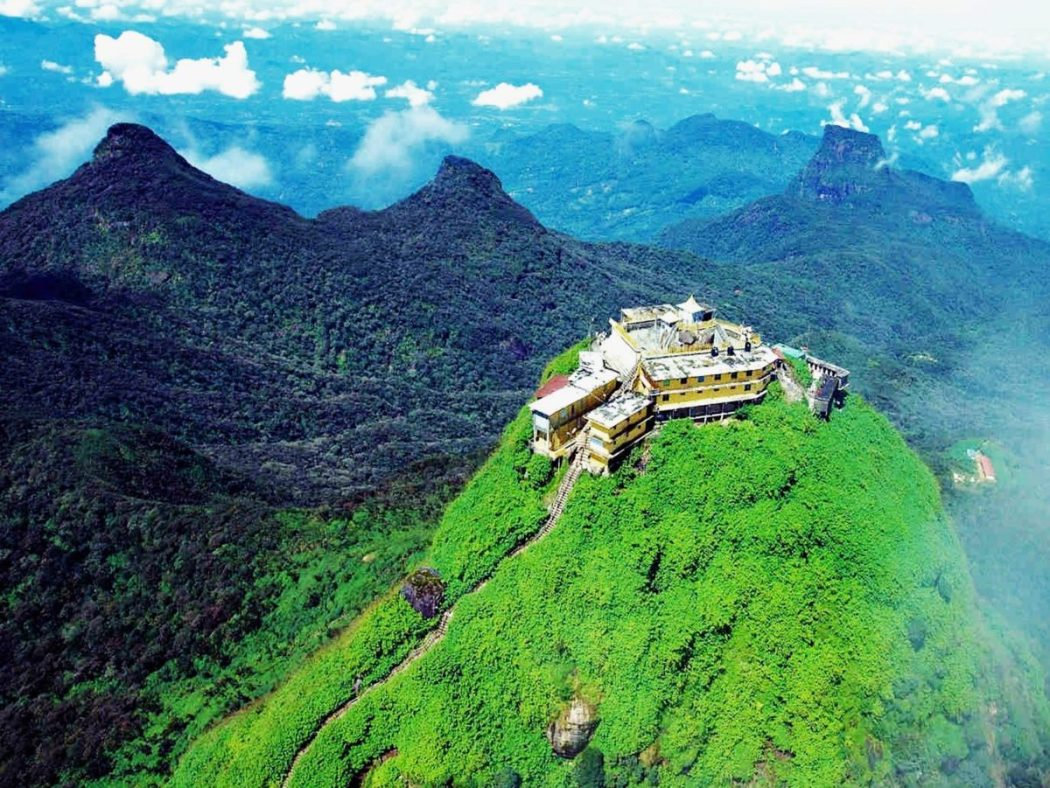 Full Moon Evening In Adam'S Peak Wallpapers