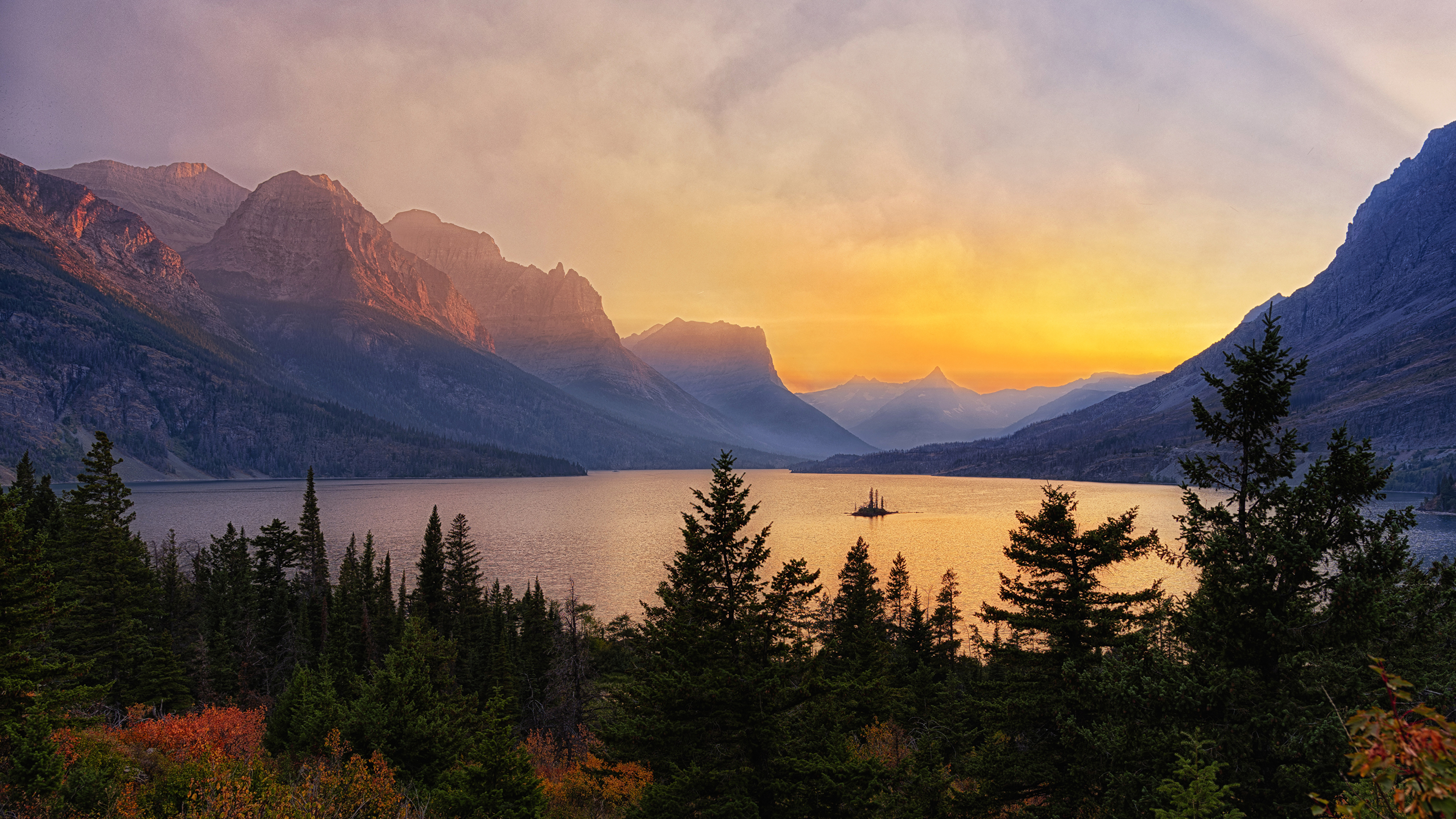 Glacier National Park Sunrise Wallpapers