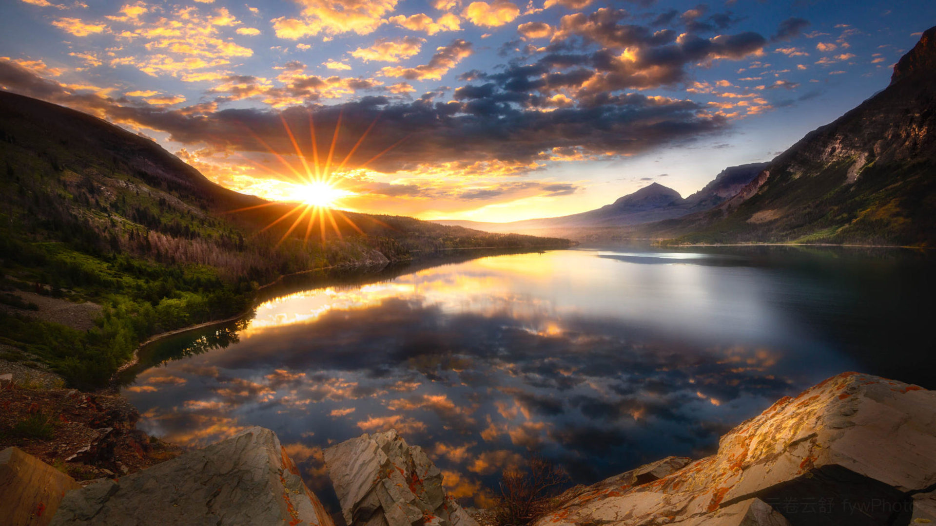 Glacier National Park Sunrise Wallpapers