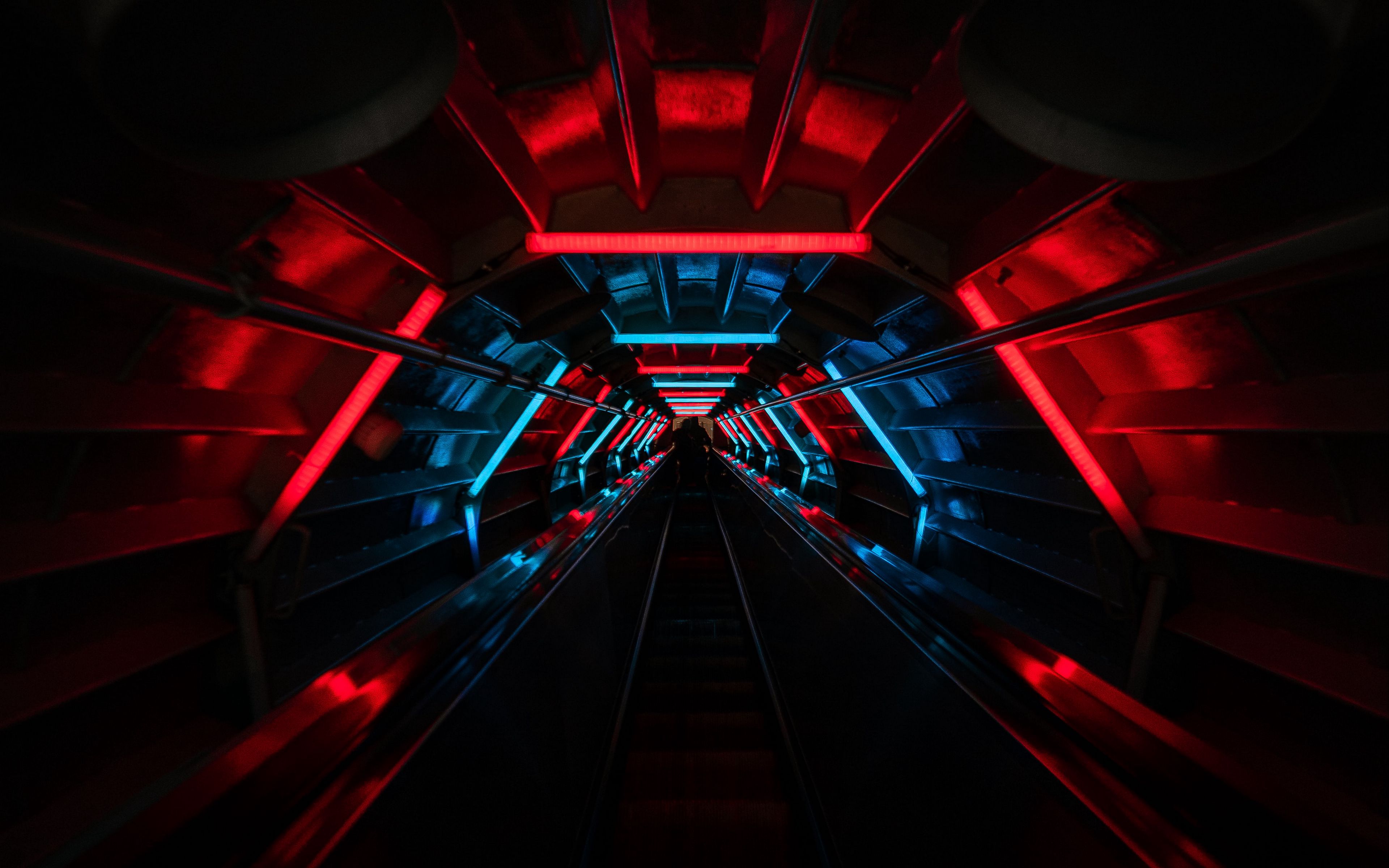 Glowing Hd Tunnel Wallpapers